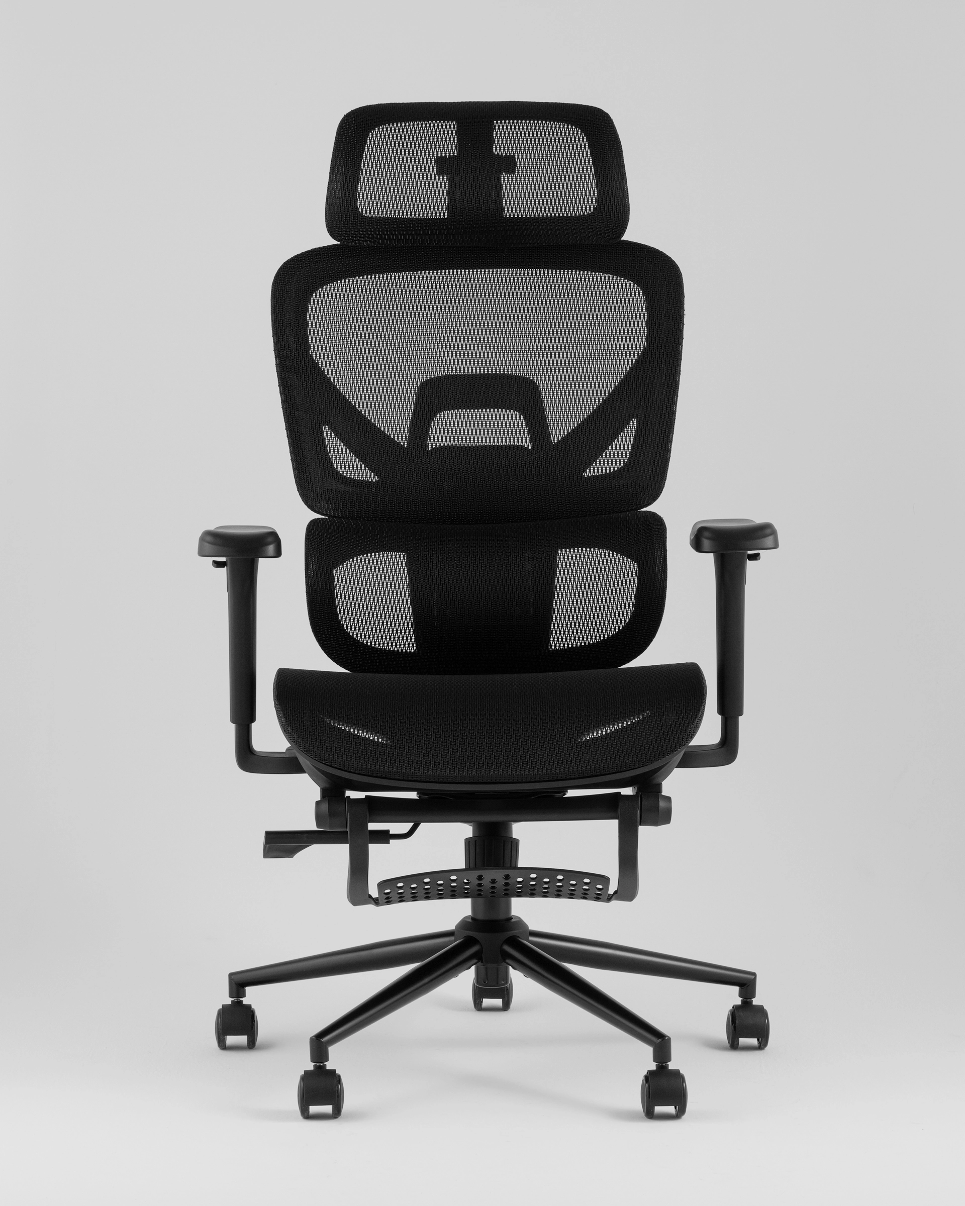 Кресло офисное TopChairs Vertus черная сетка
