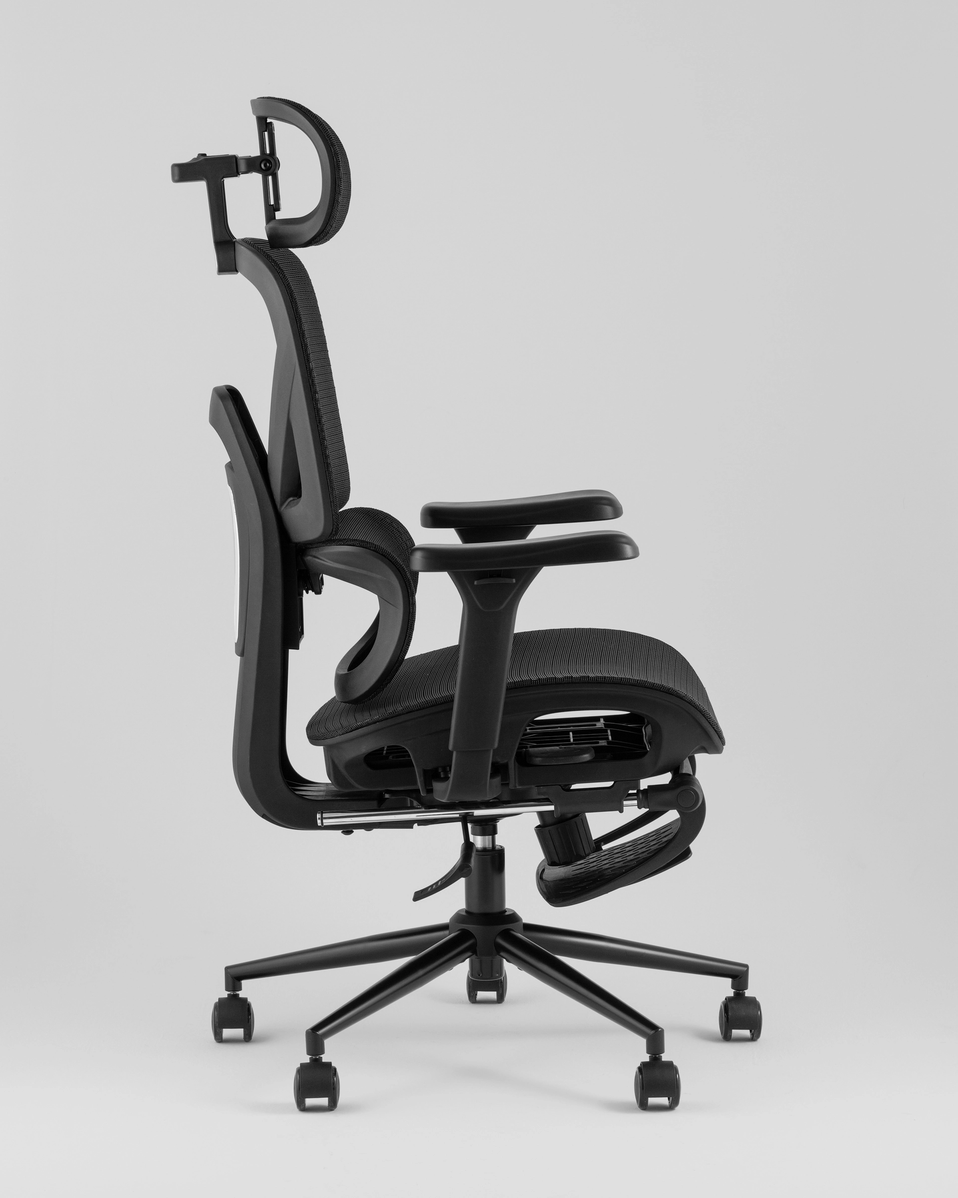 Кресло офисное TopChairs Vertus черная сетка
