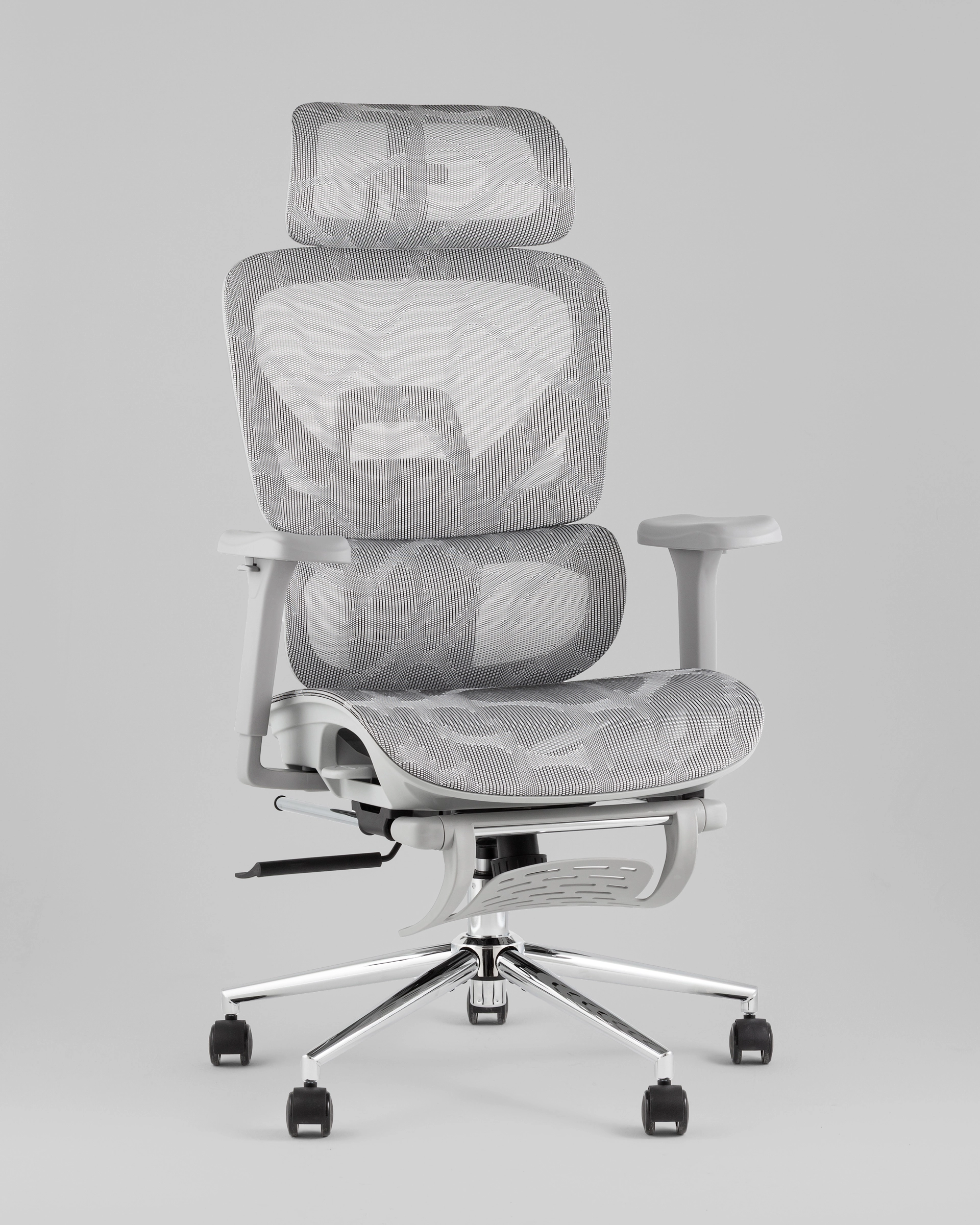 Кресло офисное TopChairs Vertus серая сетка