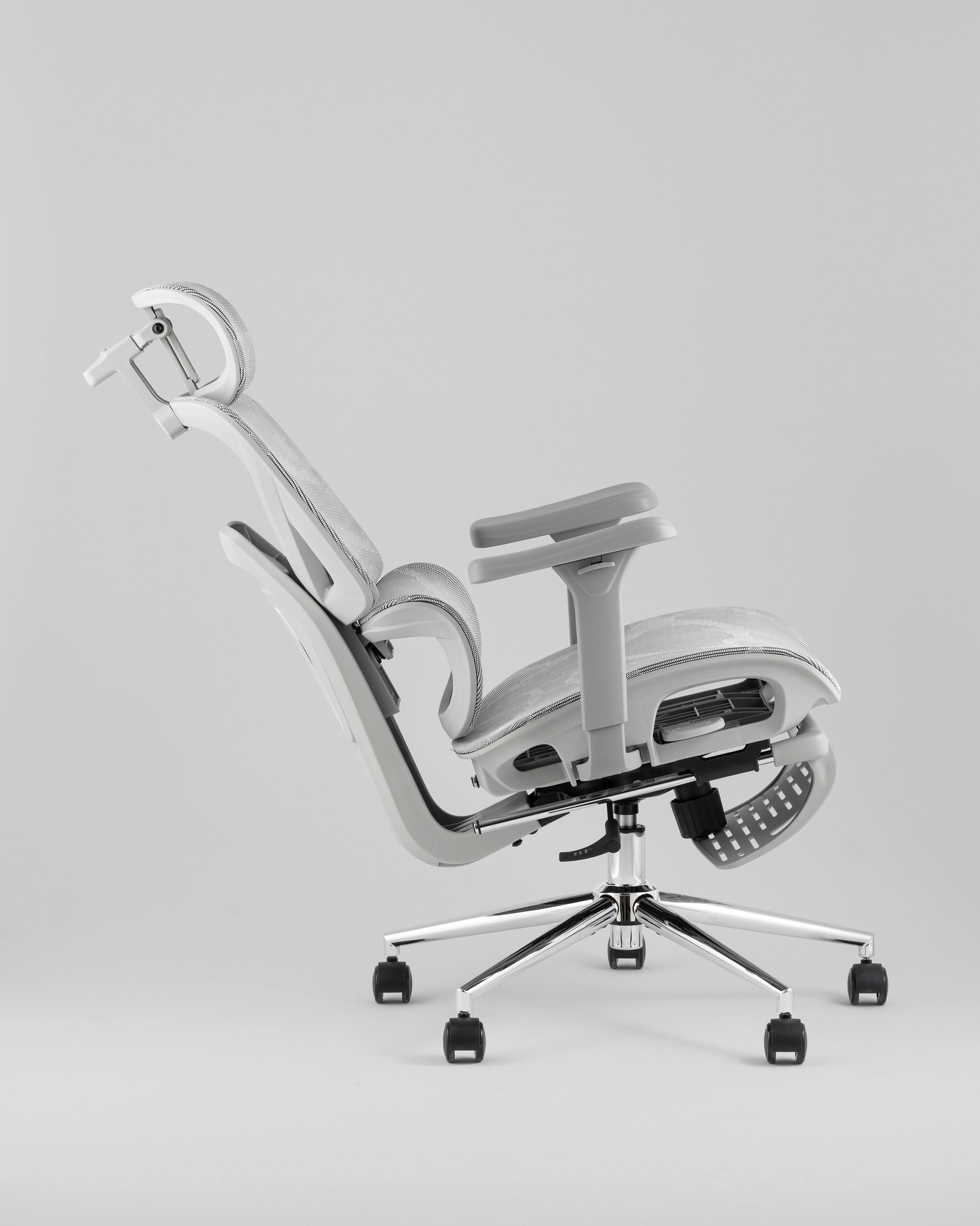 Кресло офисное TopChairs Vertus серая сетка