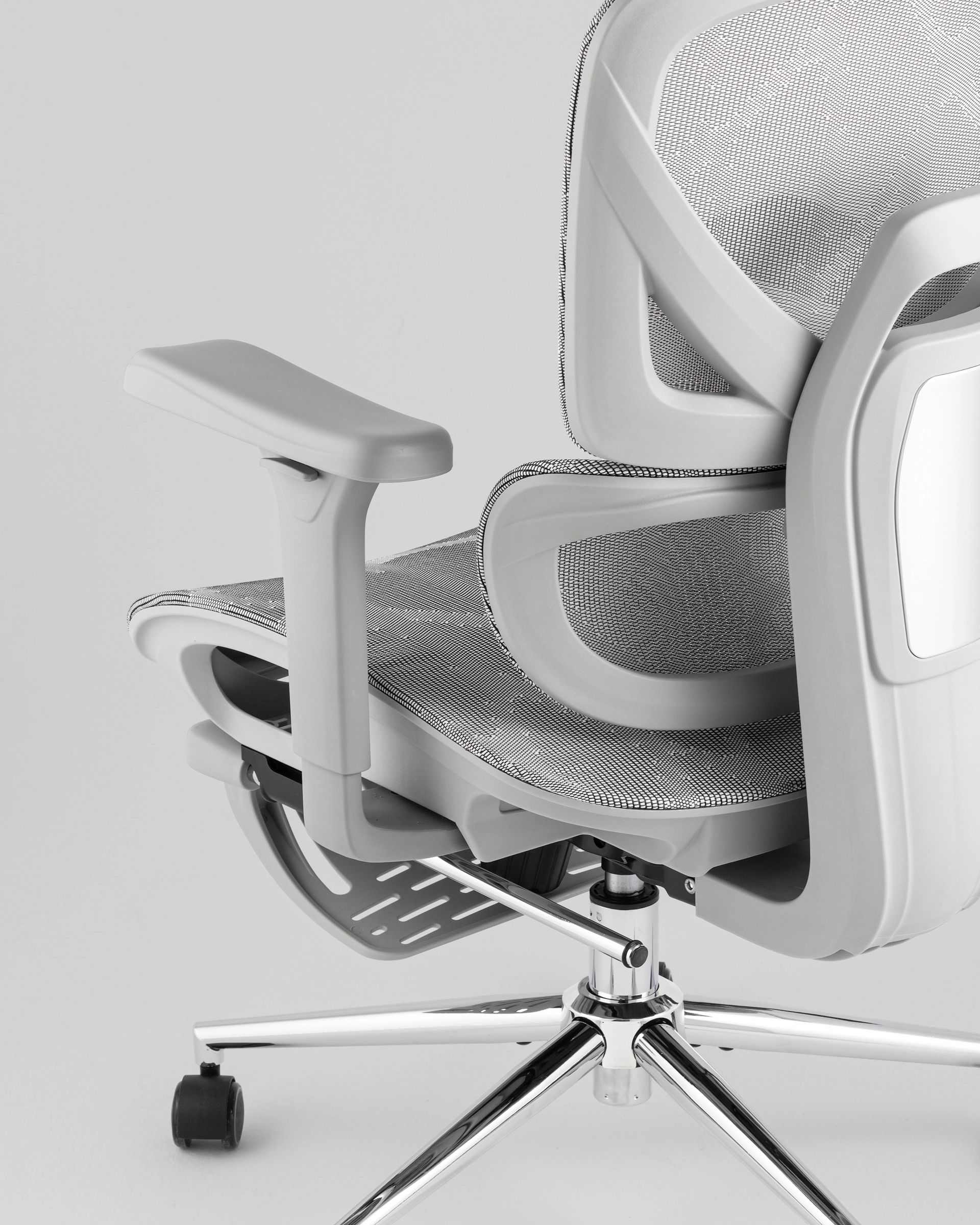 Кресло офисное TopChairs Vertus серая сетка