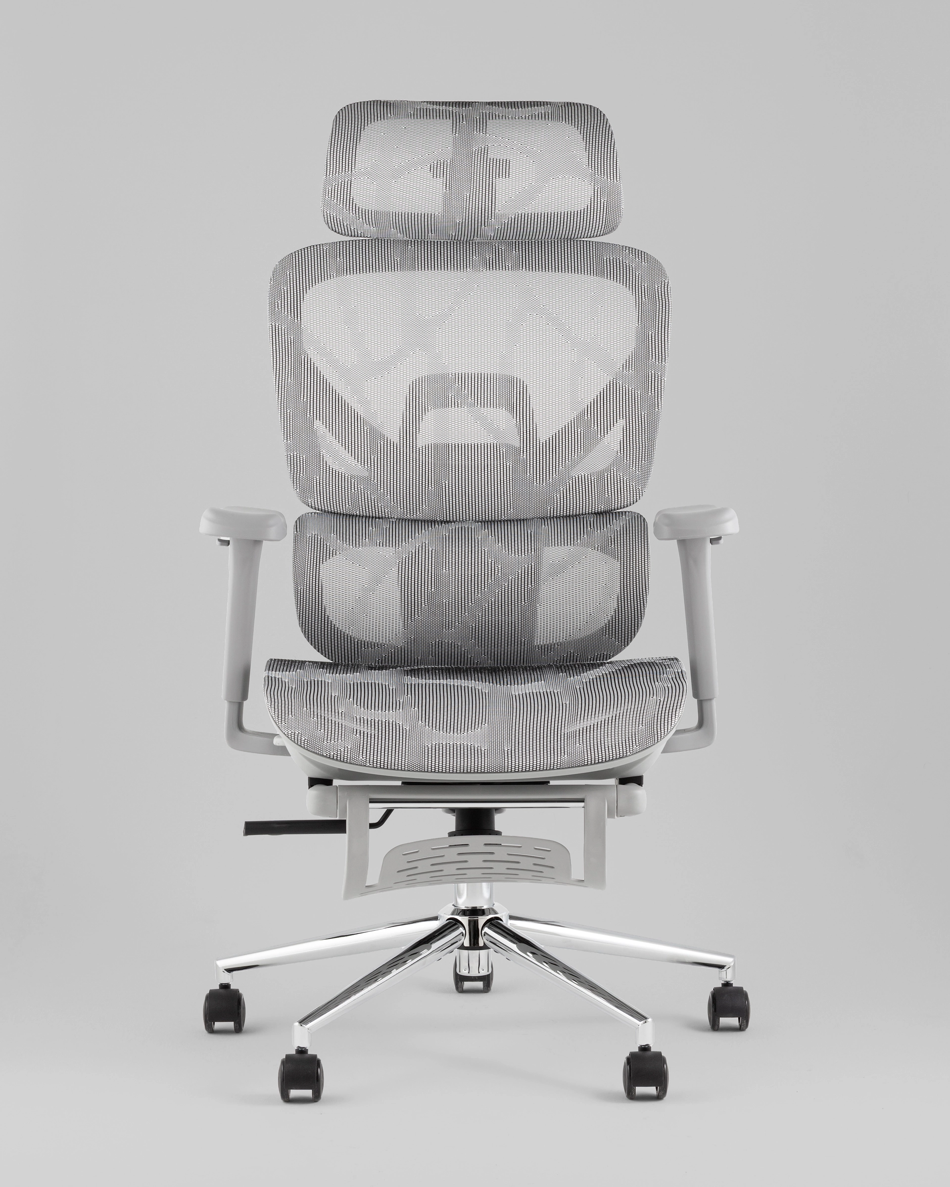 Кресло офисное TopChairs Vertus серая сетка