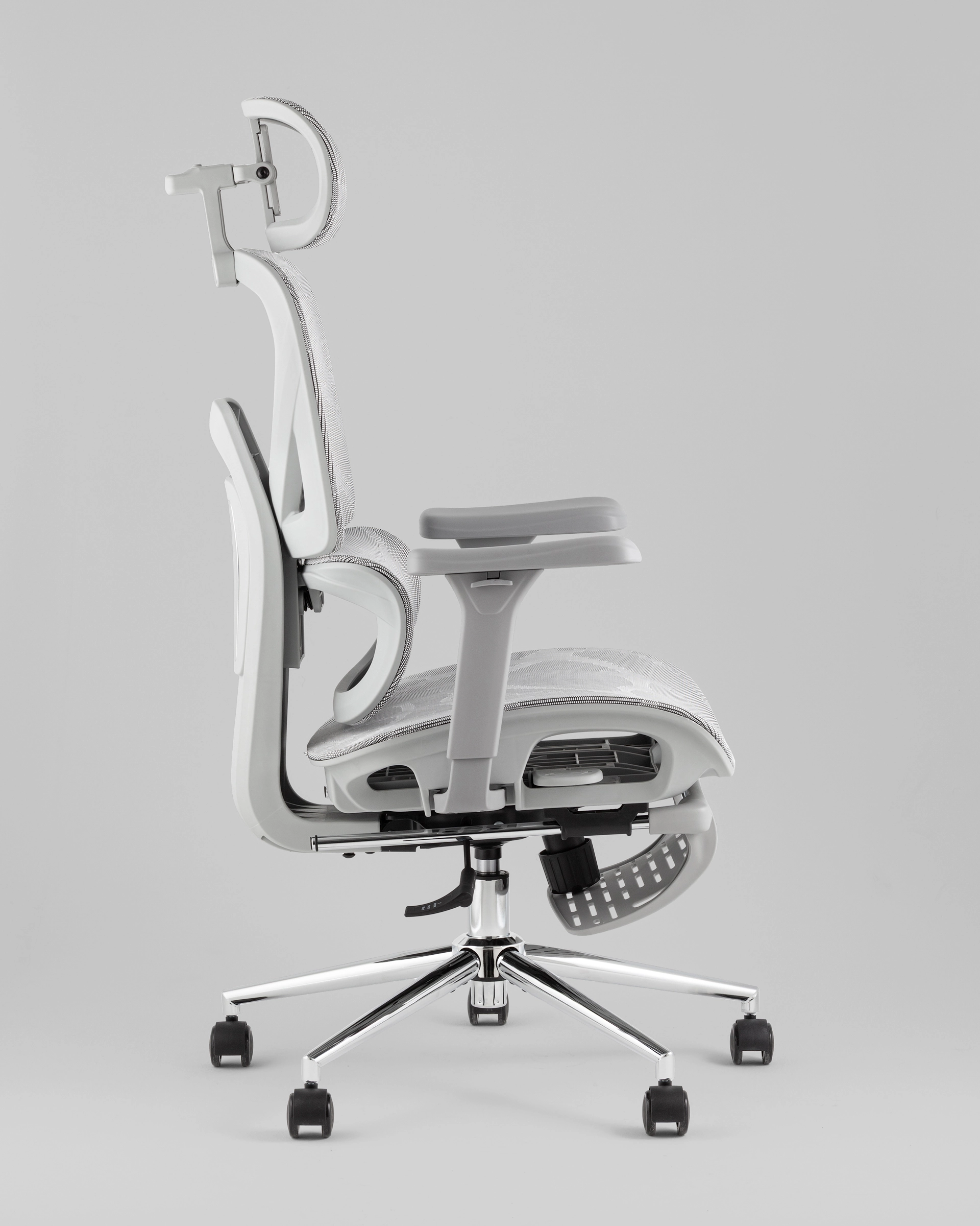 Кресло офисное TopChairs Vertus серая сетка