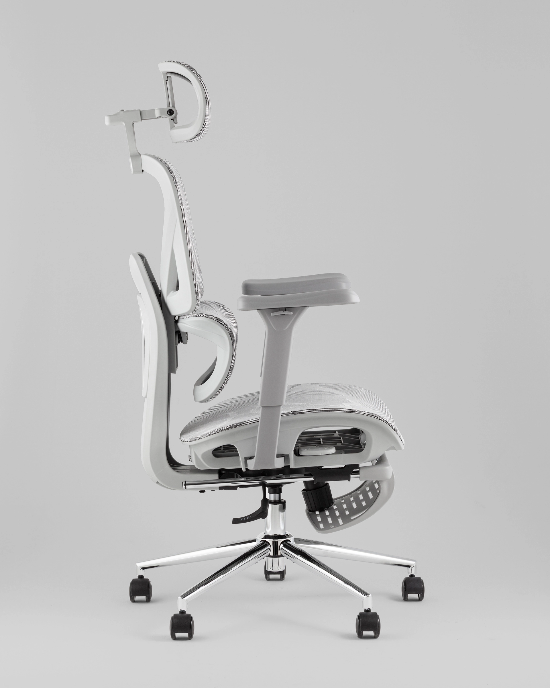 Кресло офисное TopChairs Vertus серая сетка