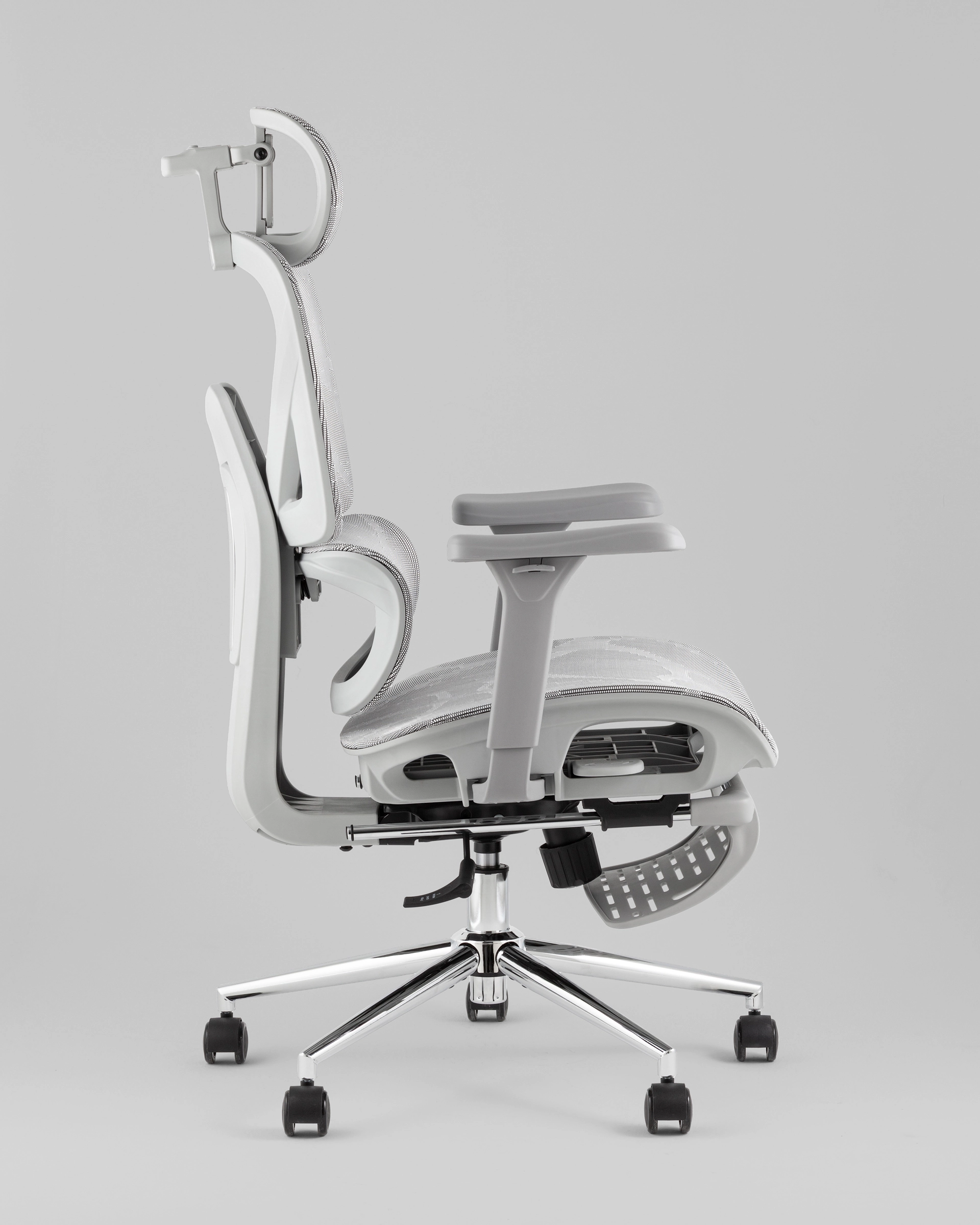 Кресло офисное TopChairs Vertus серая сетка