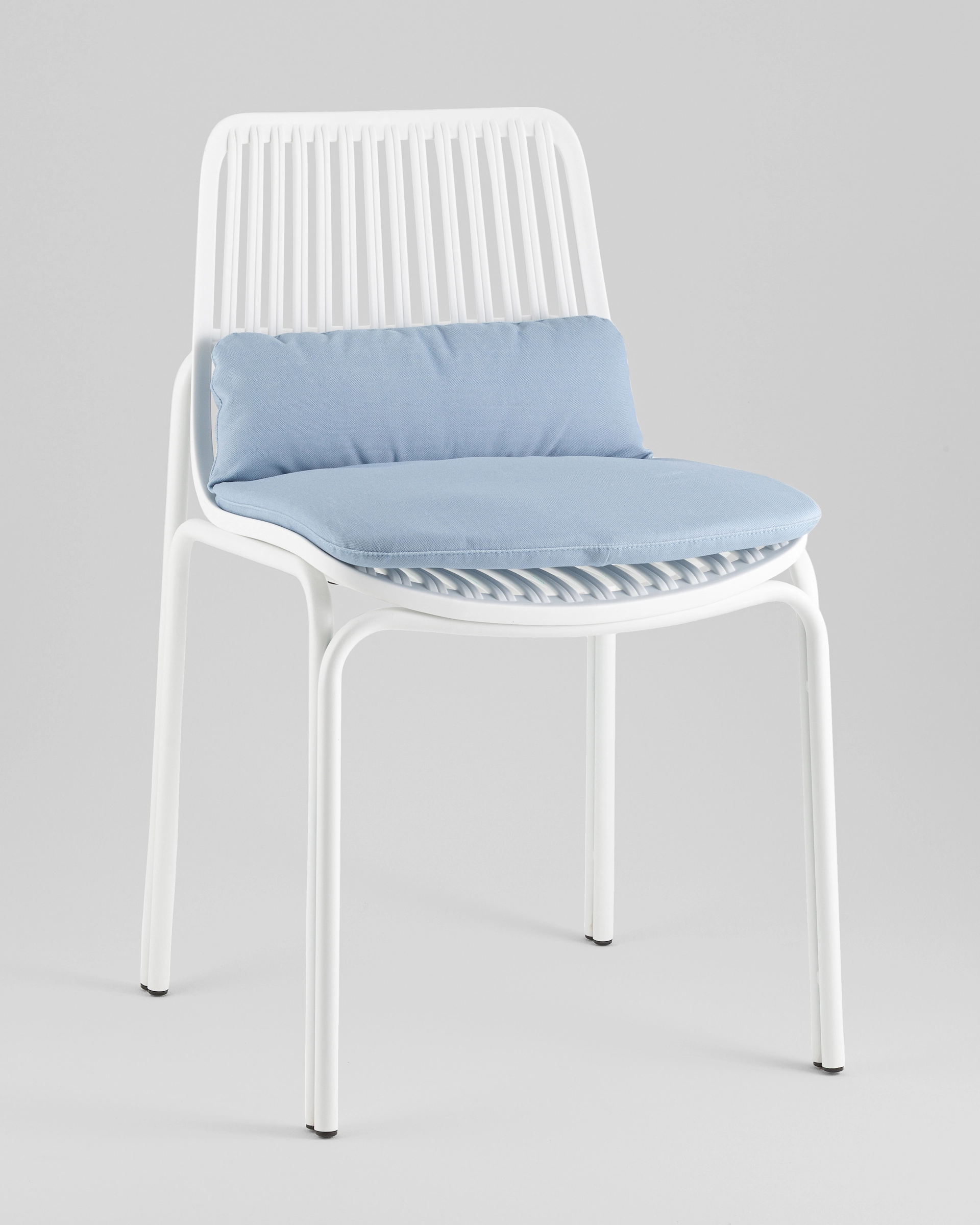 Стул Louran с подушкой белый