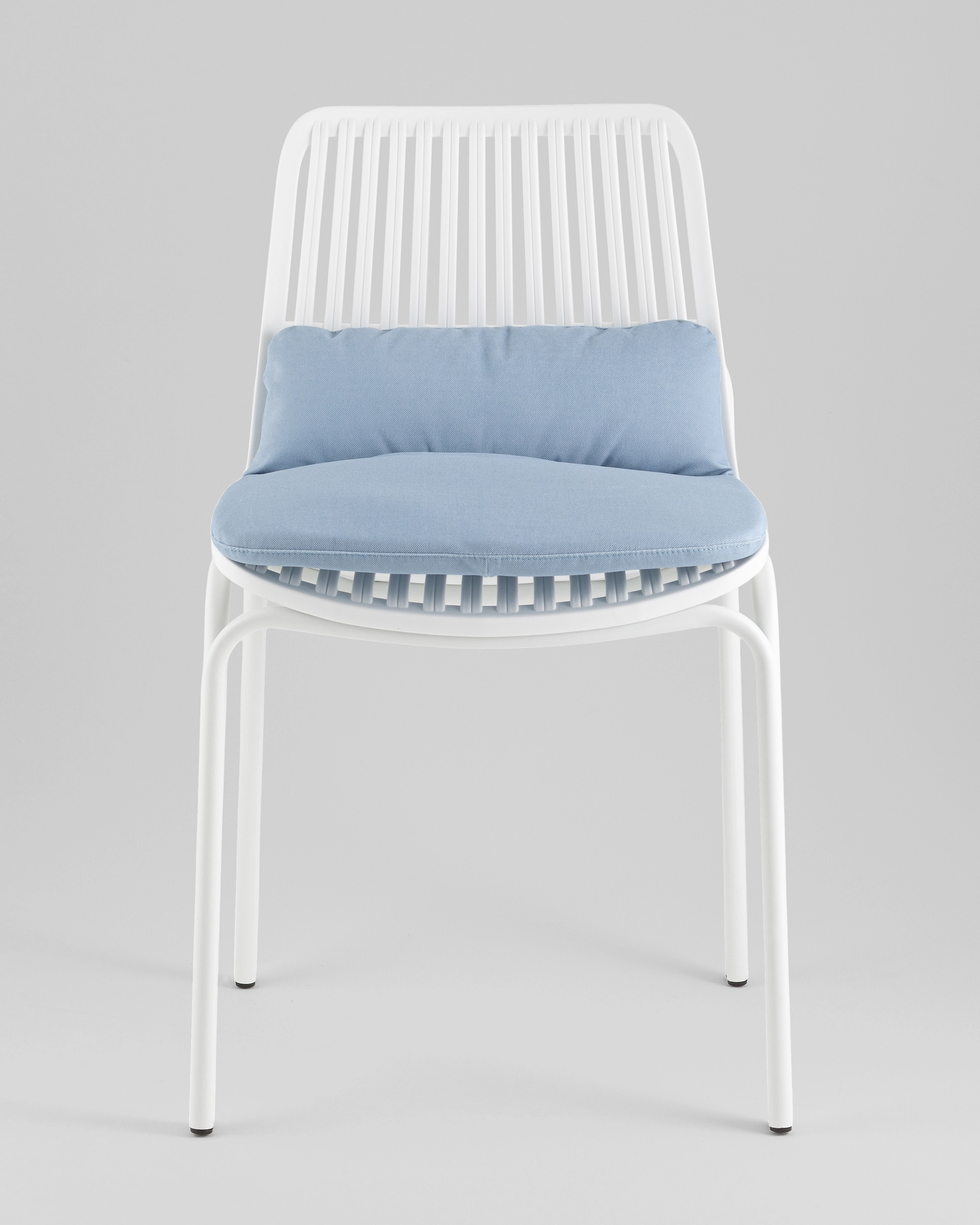 Стул Louran с подушкой белый 2 шт.