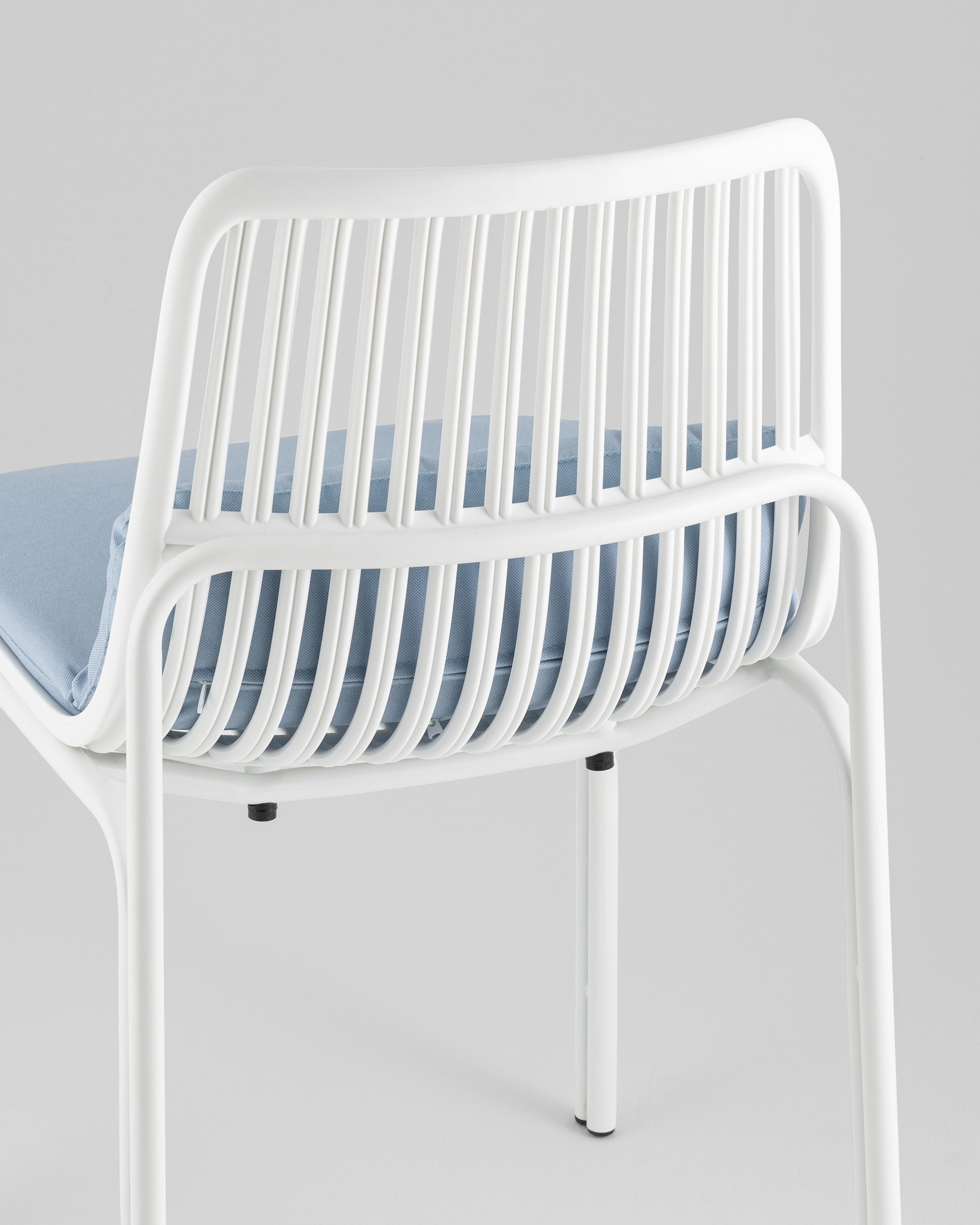 Стул Louran с подушкой белый