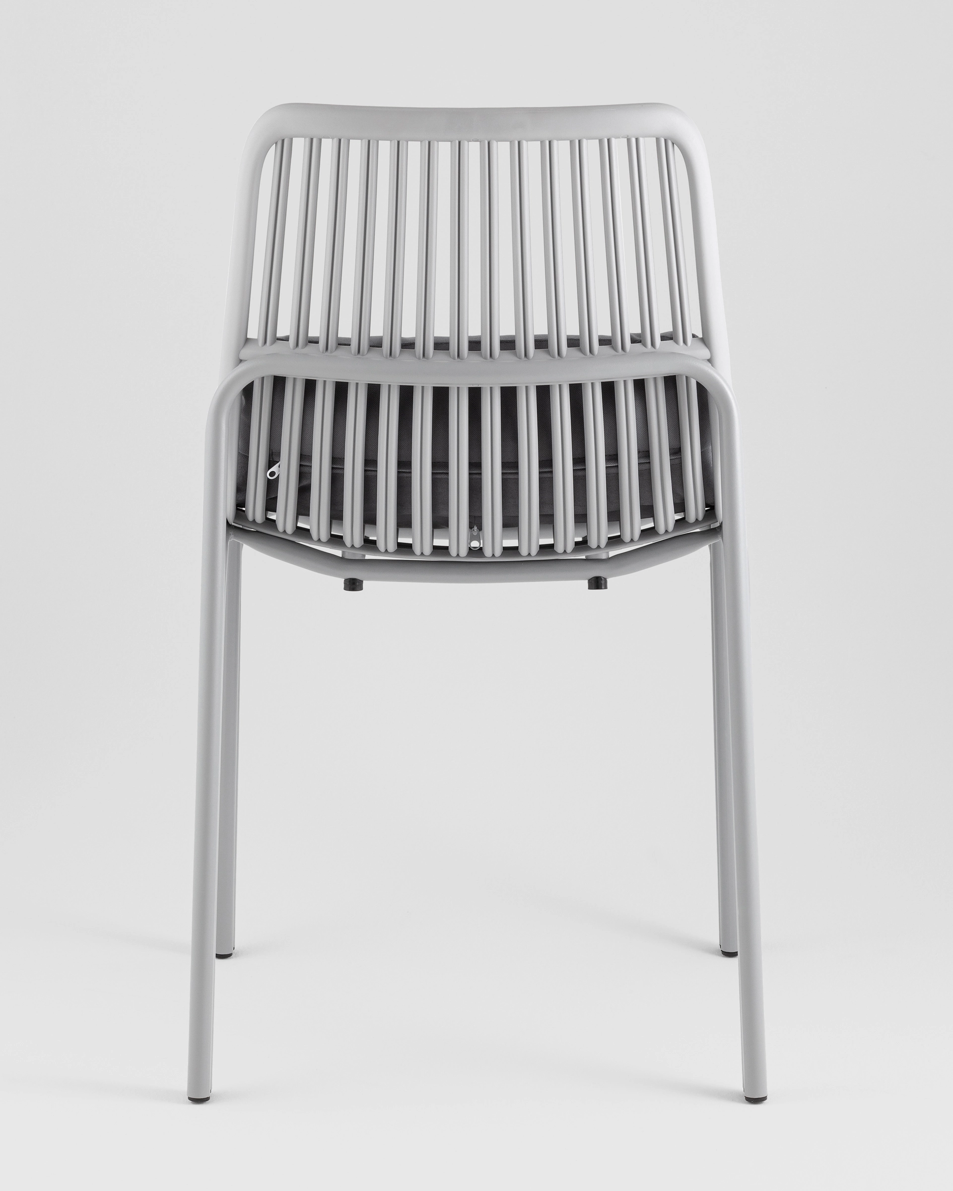 Стул Louran с подушкой серый 2 шт.