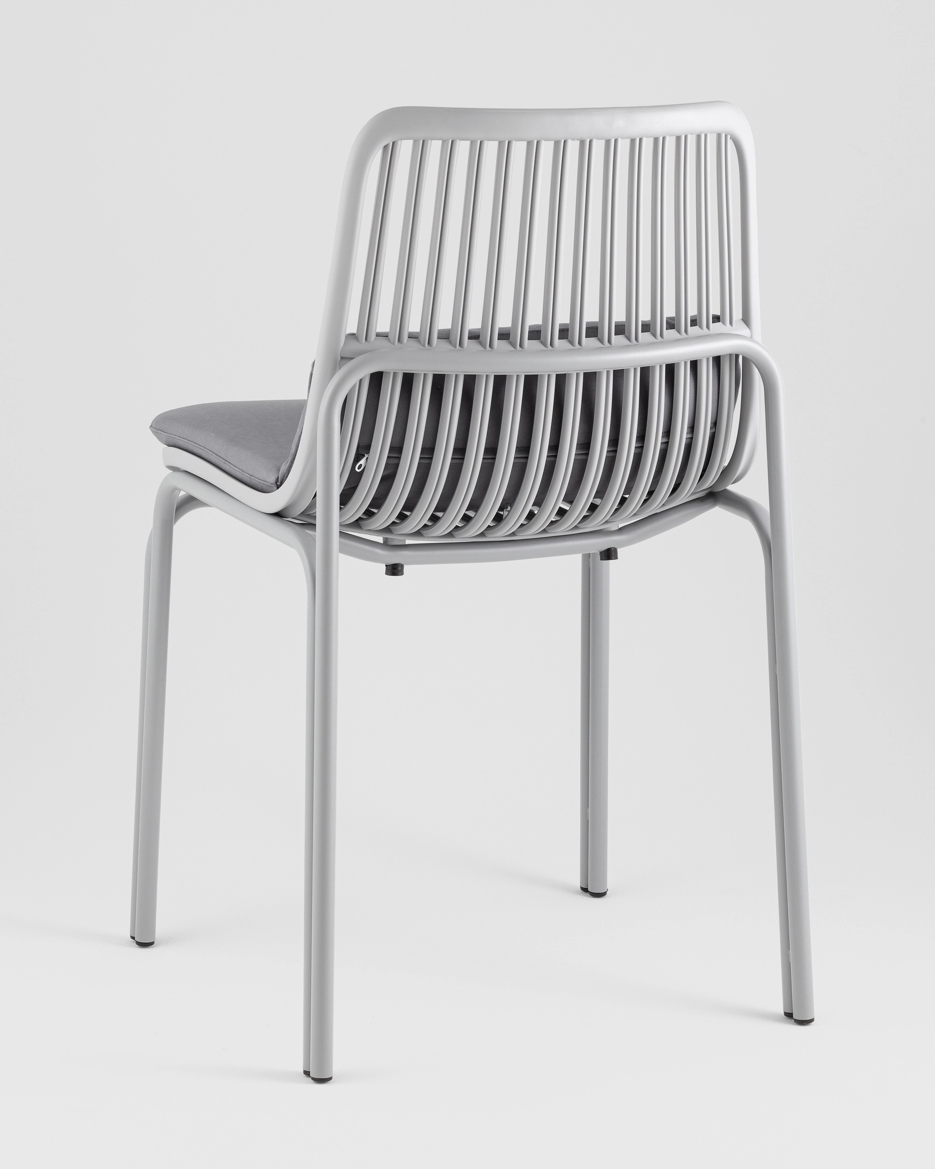 Стул Louran с подушкой серый