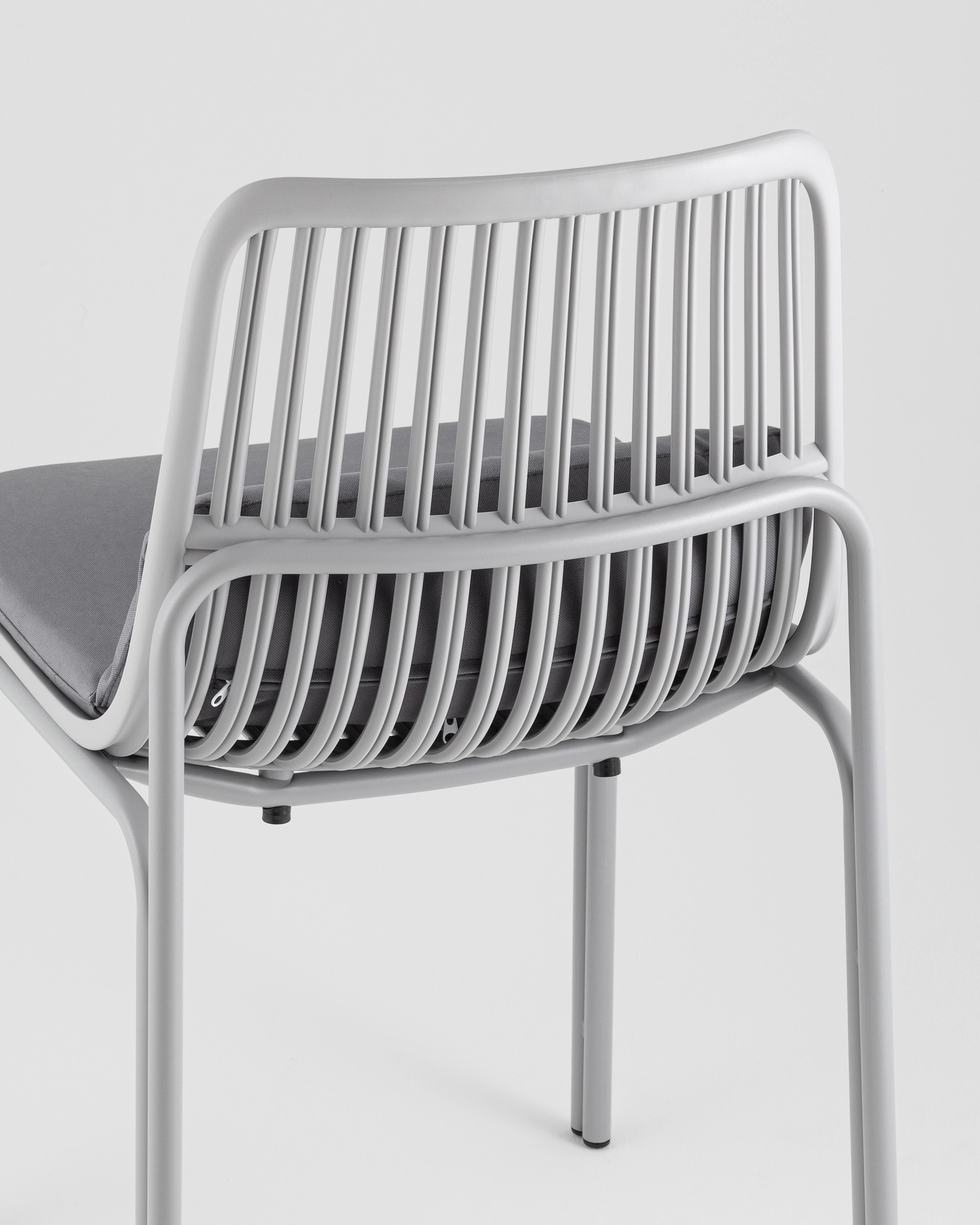 Стул Louran с подушкой серый 2 шт.