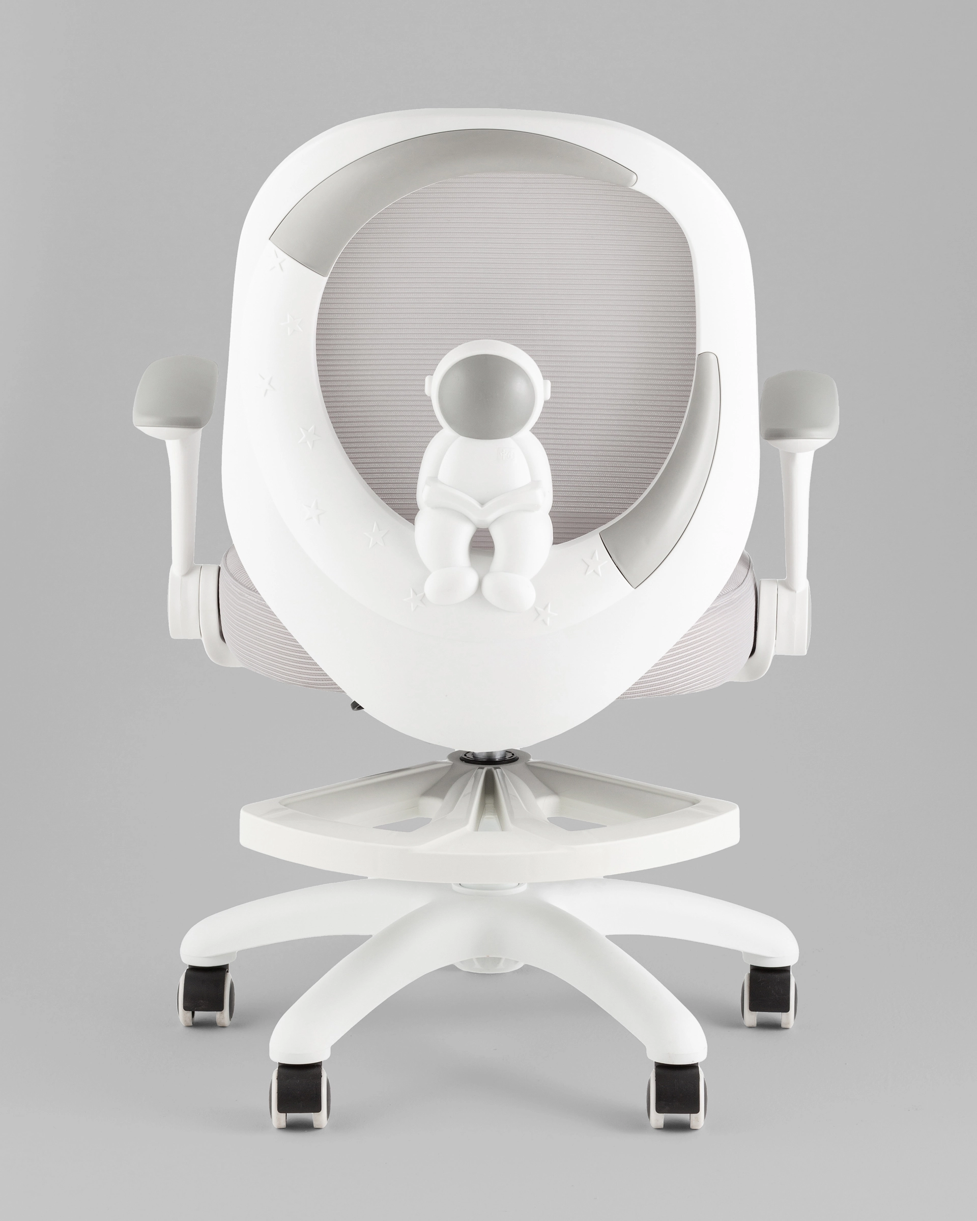 Кресло компьютерное детское TopChairs Spaceman серый