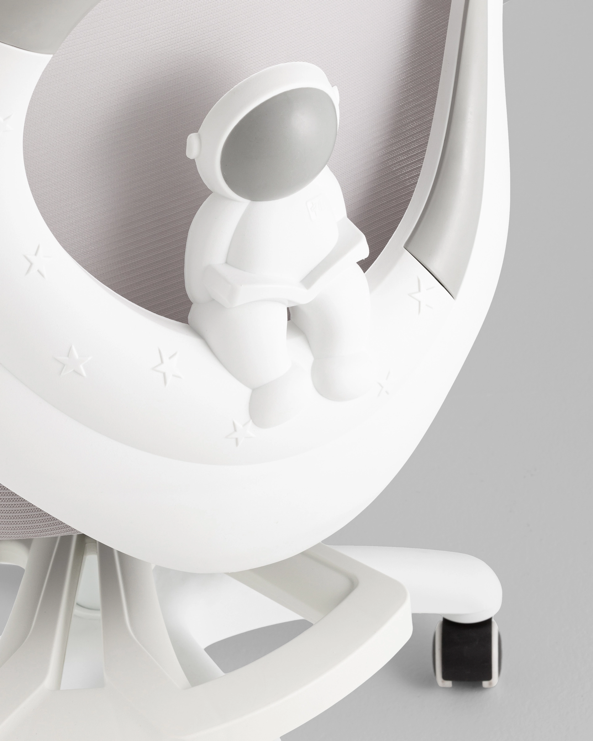 Кресло компьютерное детское TopChairs Spaceman серый