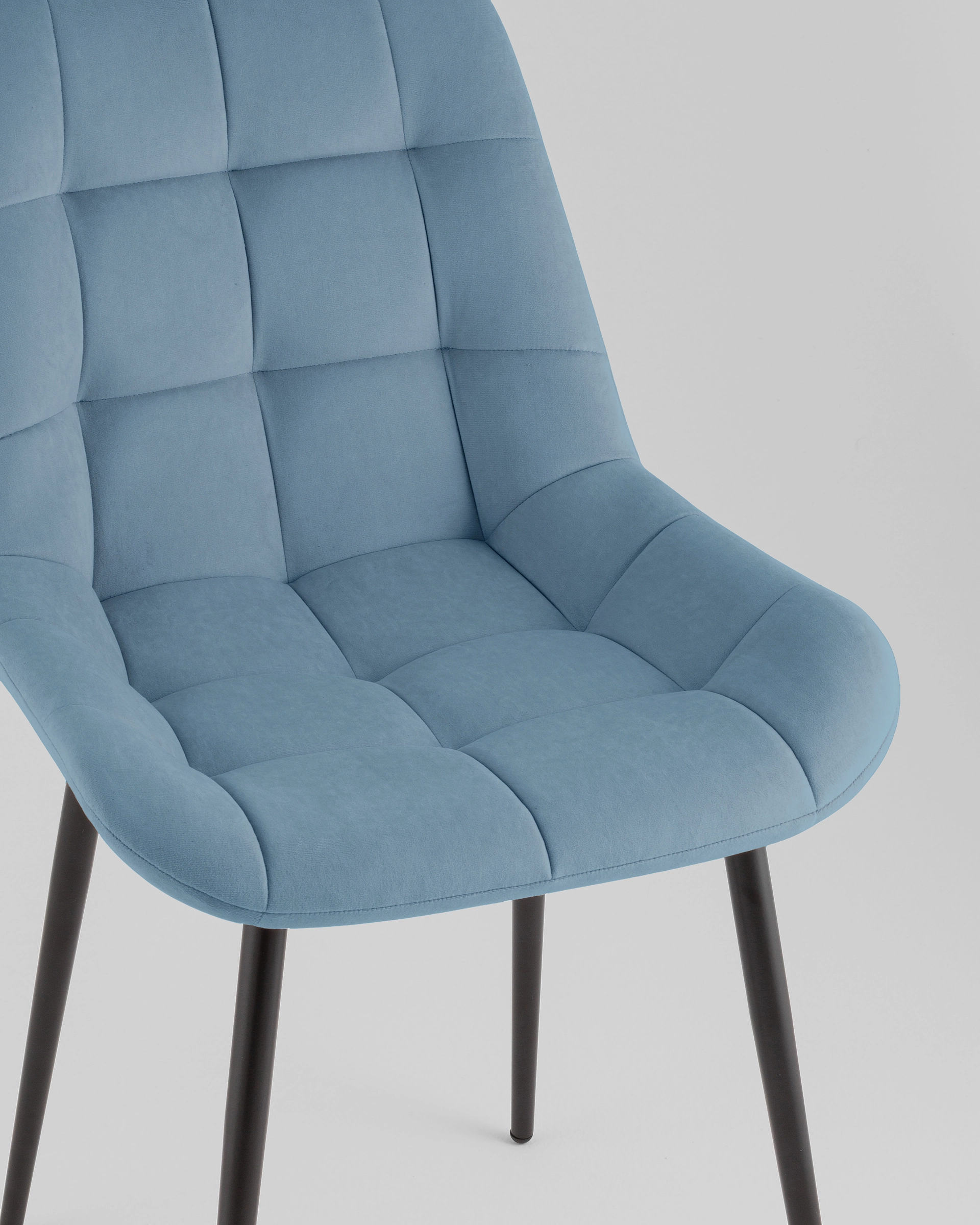 Стул Флекс Original велюр пыльно-синий