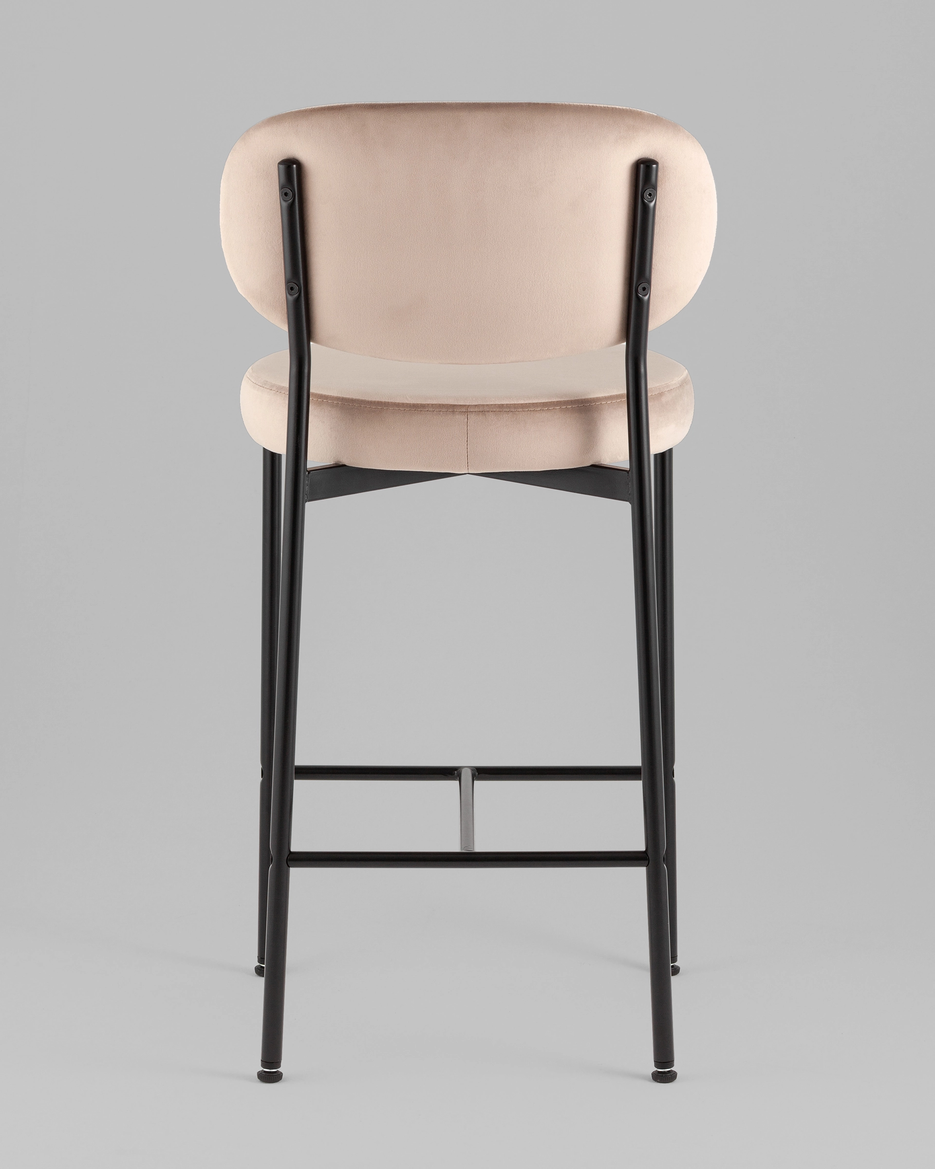 Стул полубарный Бриф VD велюр бежевый 2 шт.