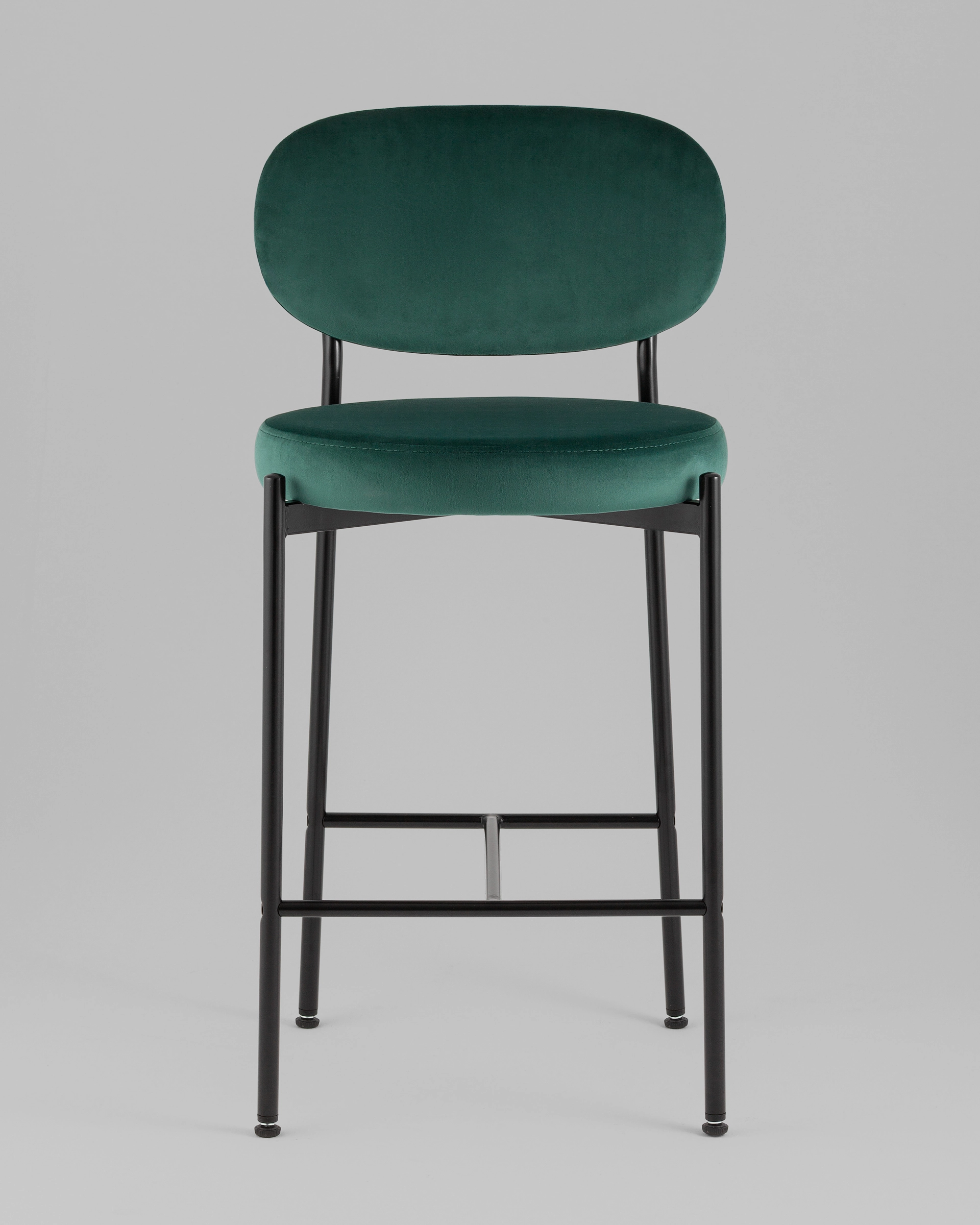 Стул полубарный Бриф VD велюр зеленый 2 шт.