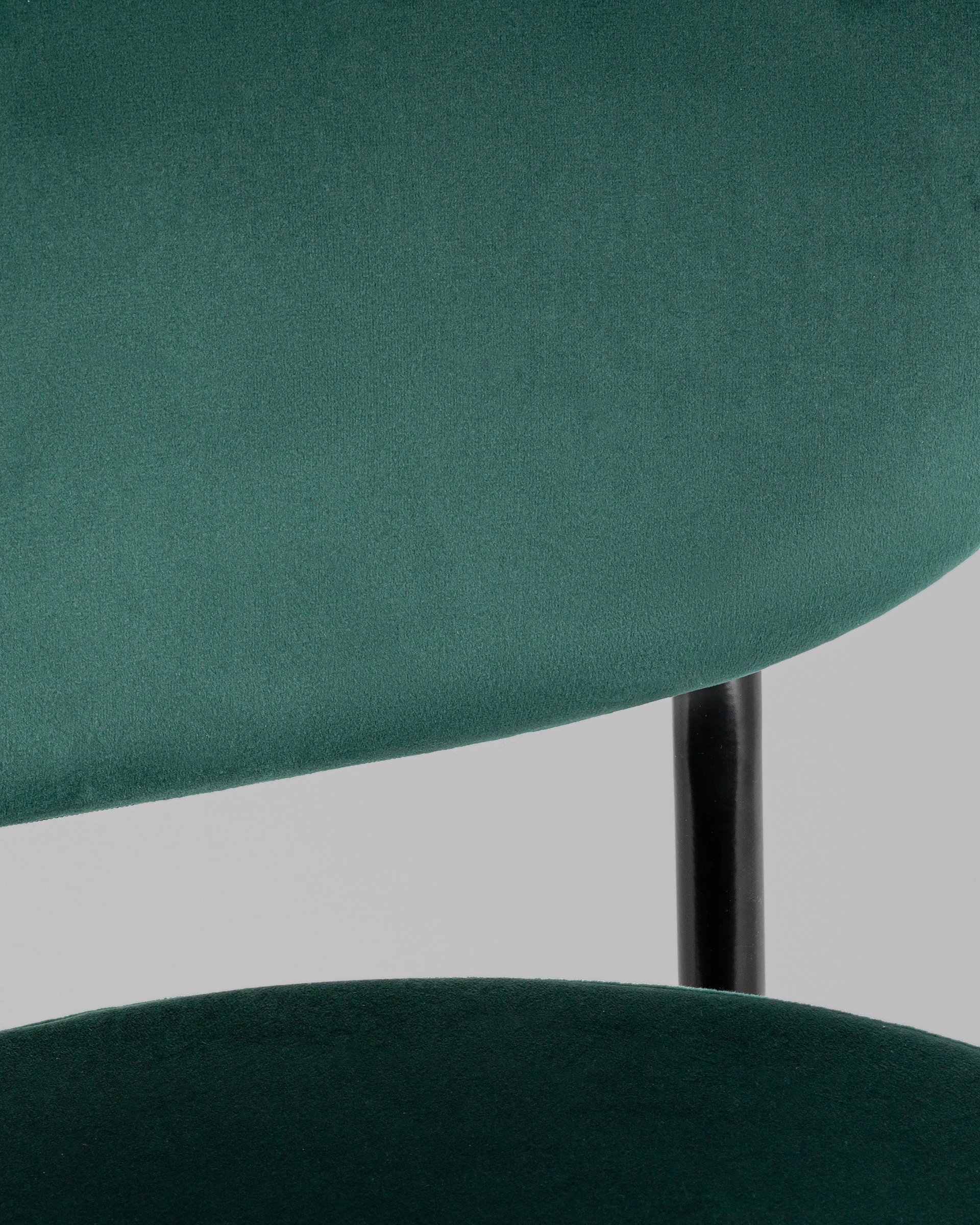 Стул полубарный Бриф VD велюр зеленый 2 шт.