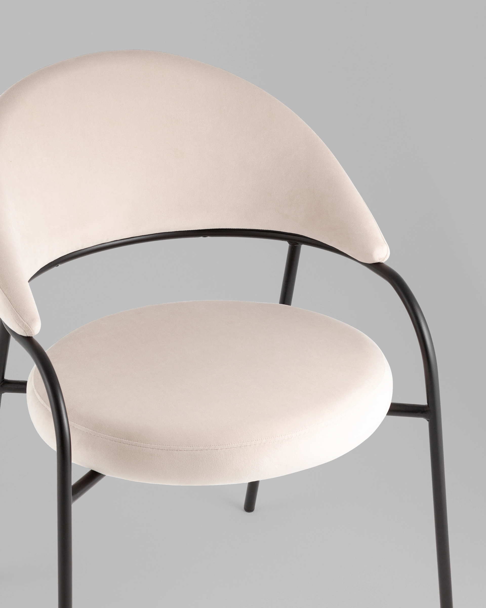 Стул Тилль велюр кремовый 2 шт.