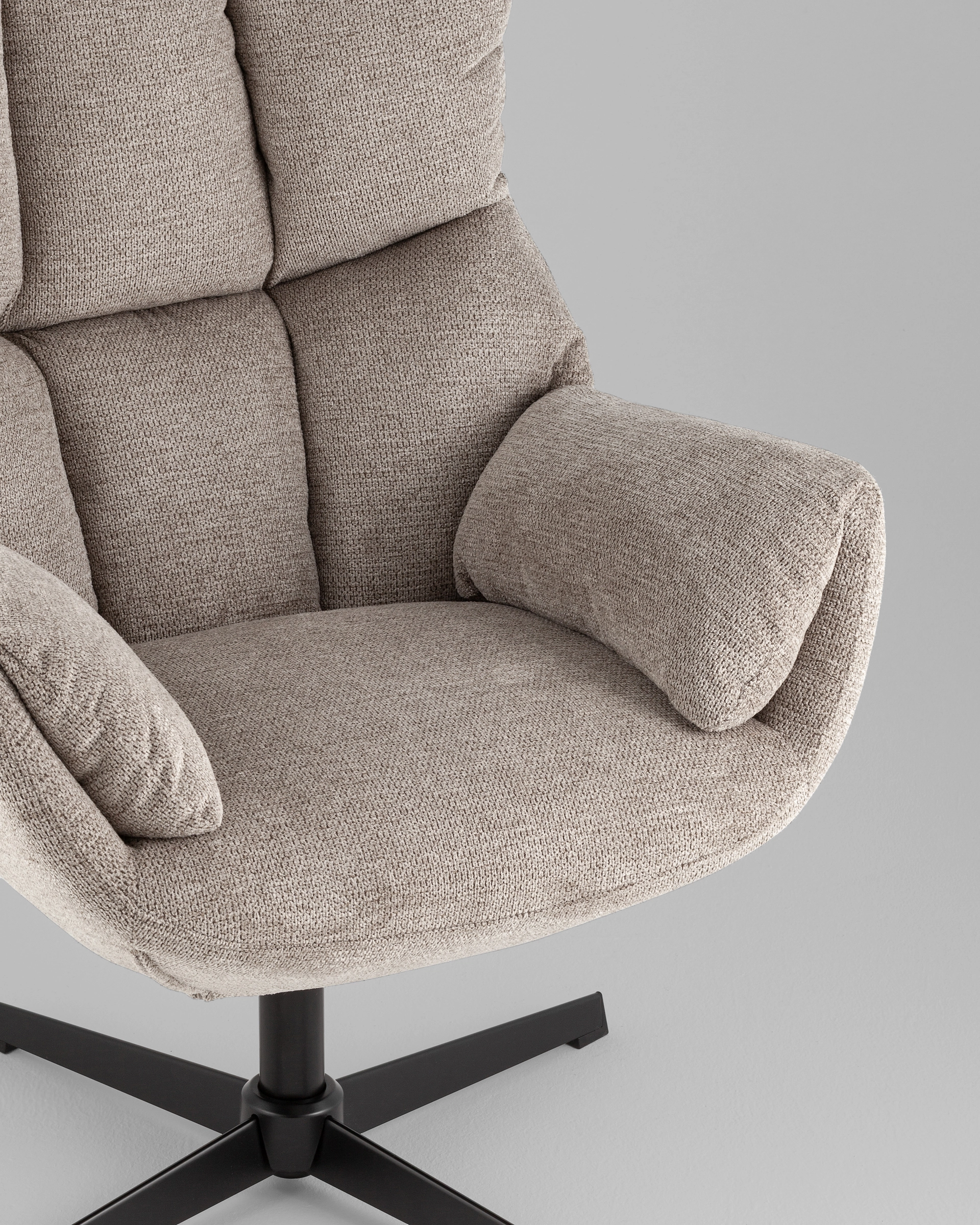 Кресло Calatta шенилл мокко