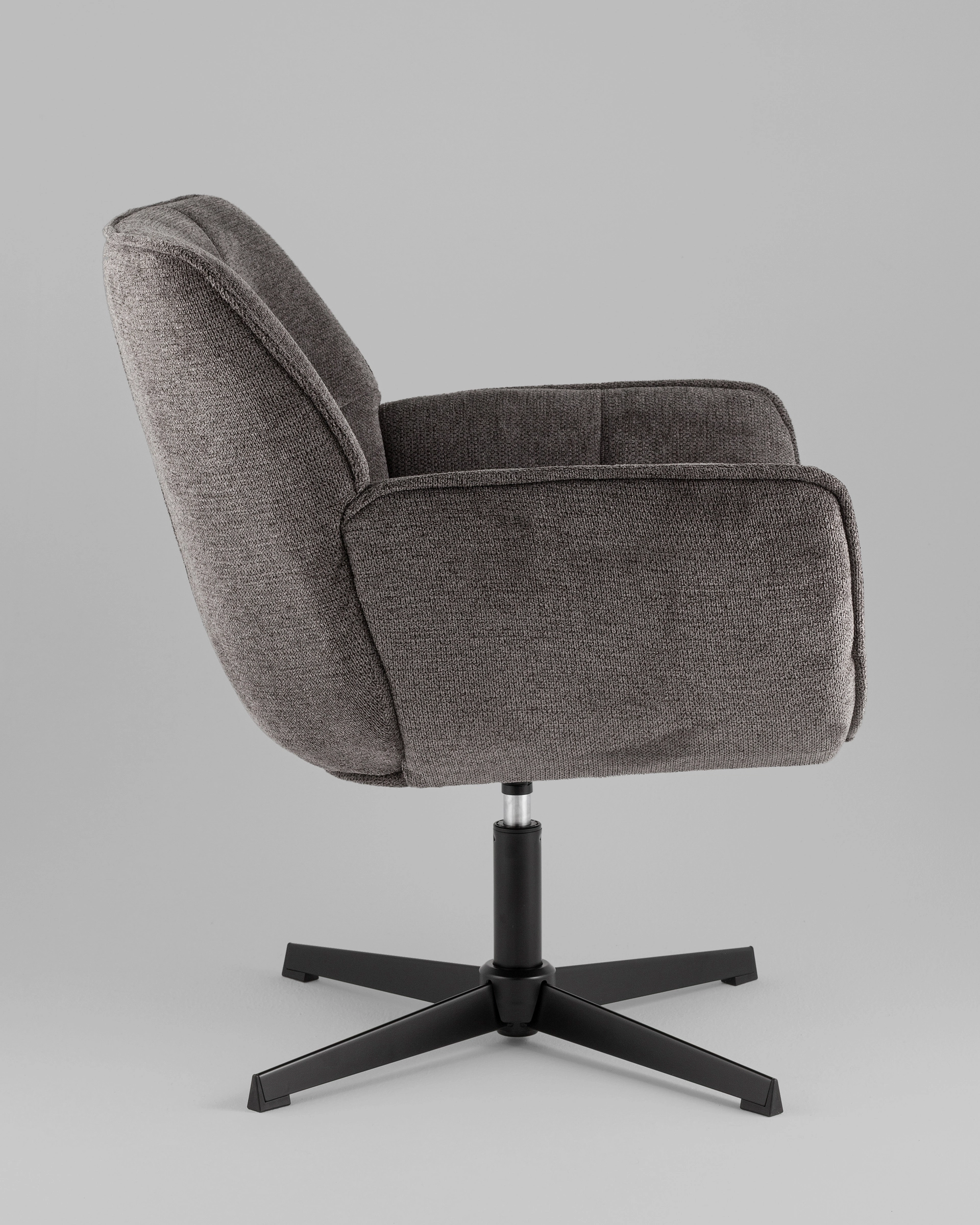 Кресло Konfele темно-серый шенилл