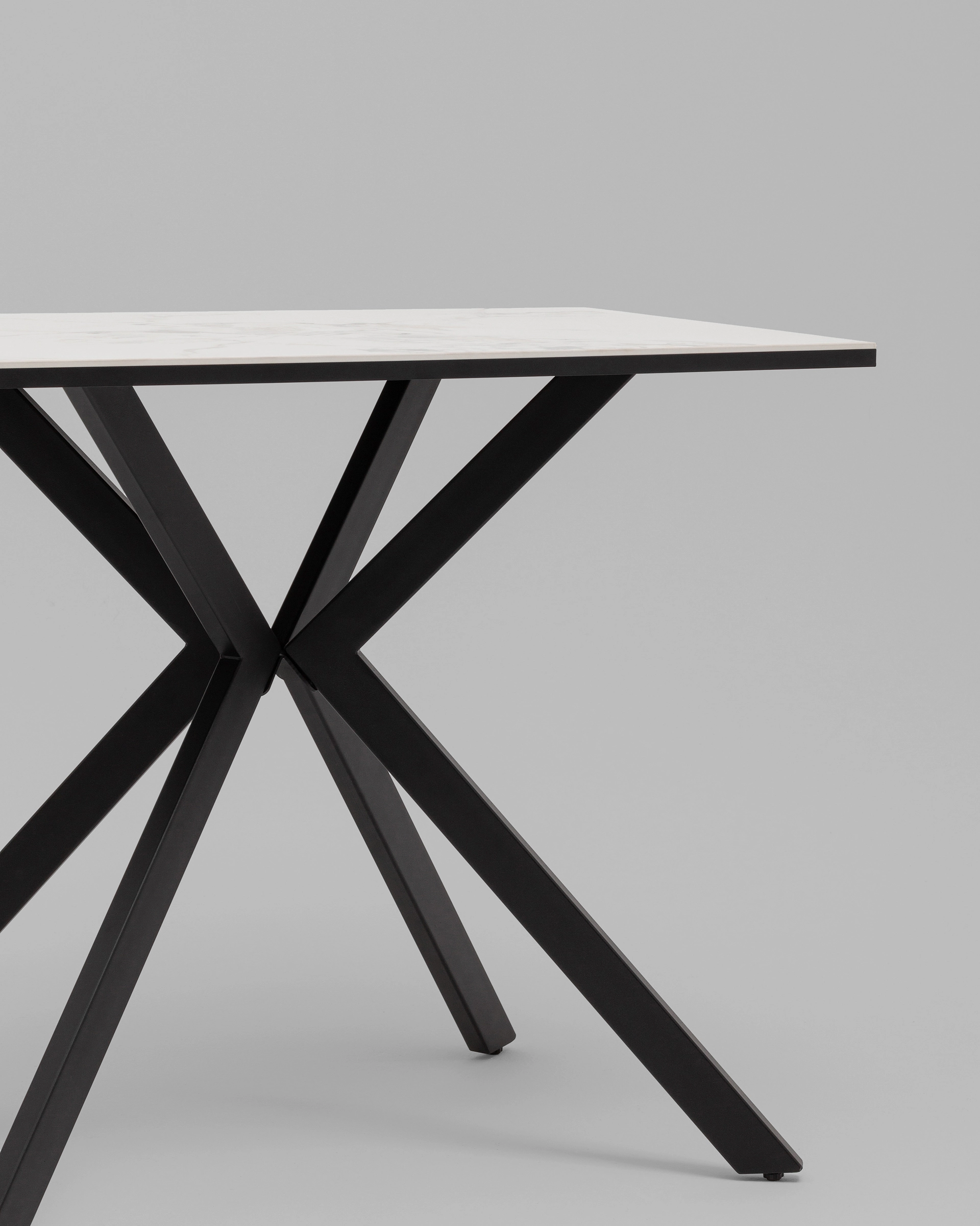 Стол Мармер мини нераскладной 90х60х75 см, GOLD JADE, подстолье металл черный