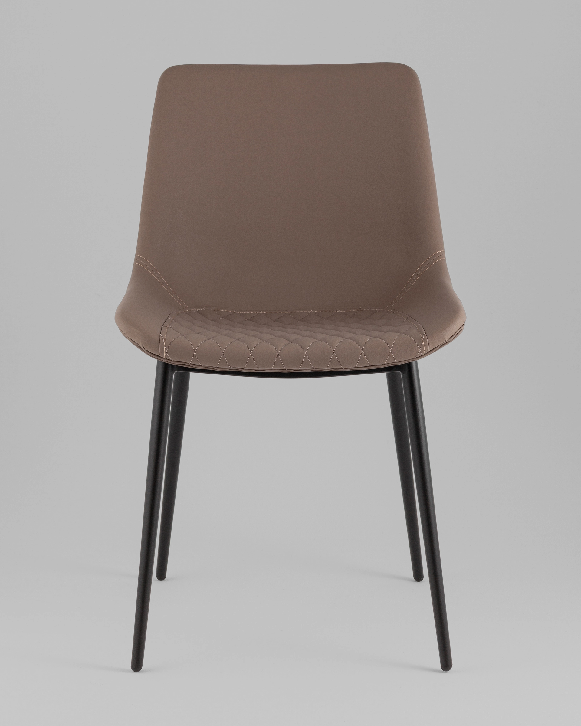 Стул Деймон экокожа коричневый