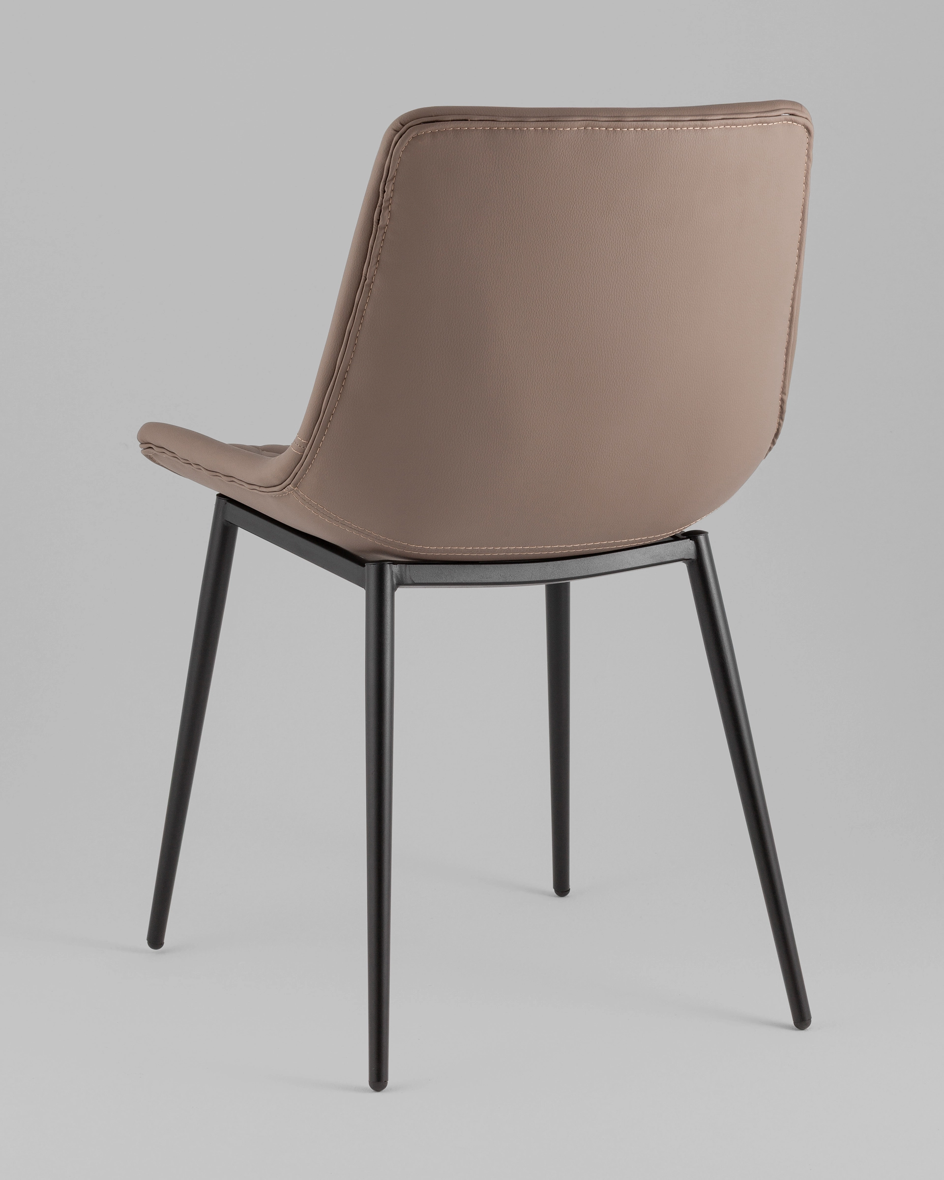 Стул Деймон экокожа коричневый