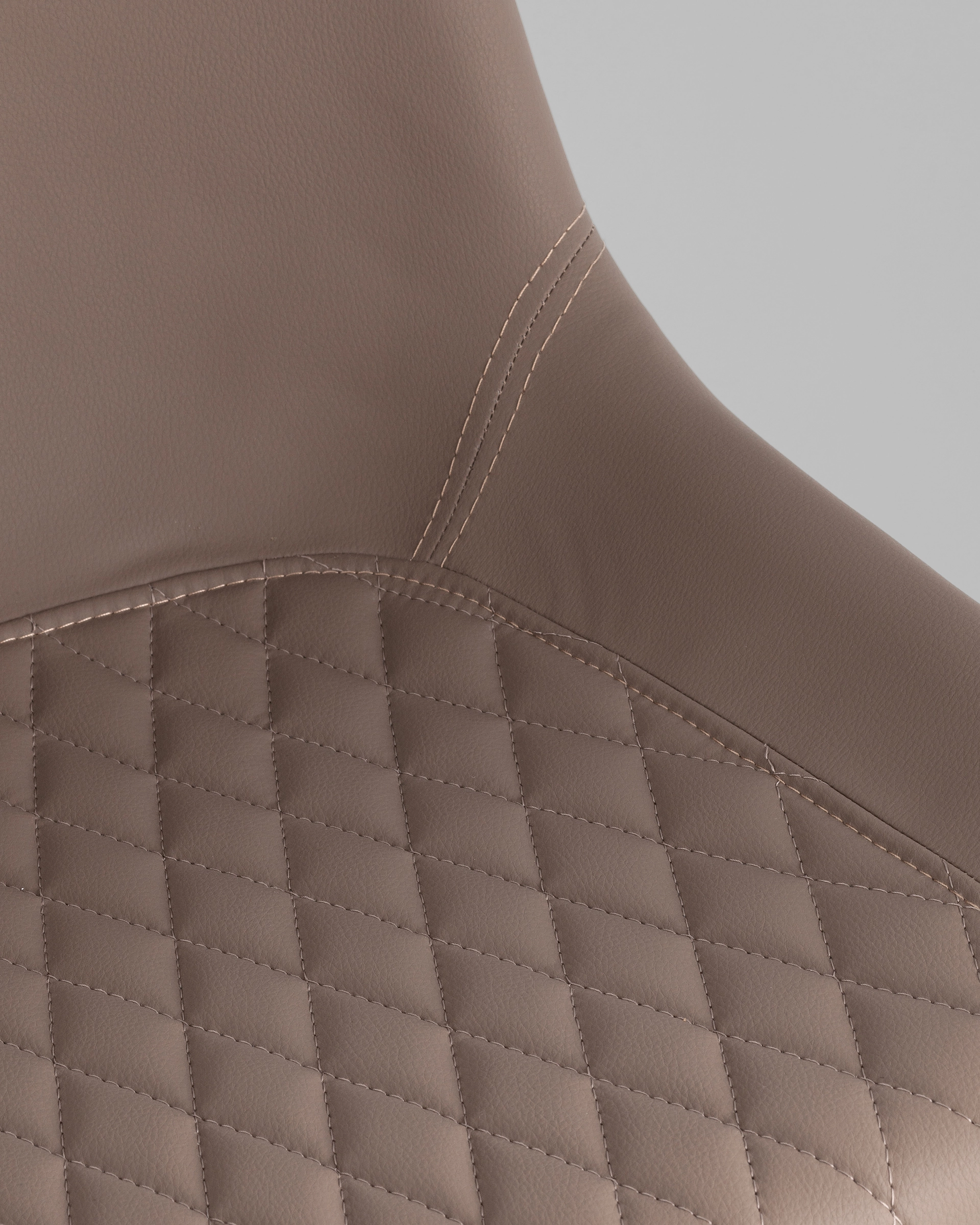 Стул Деймон экокожа коричневый