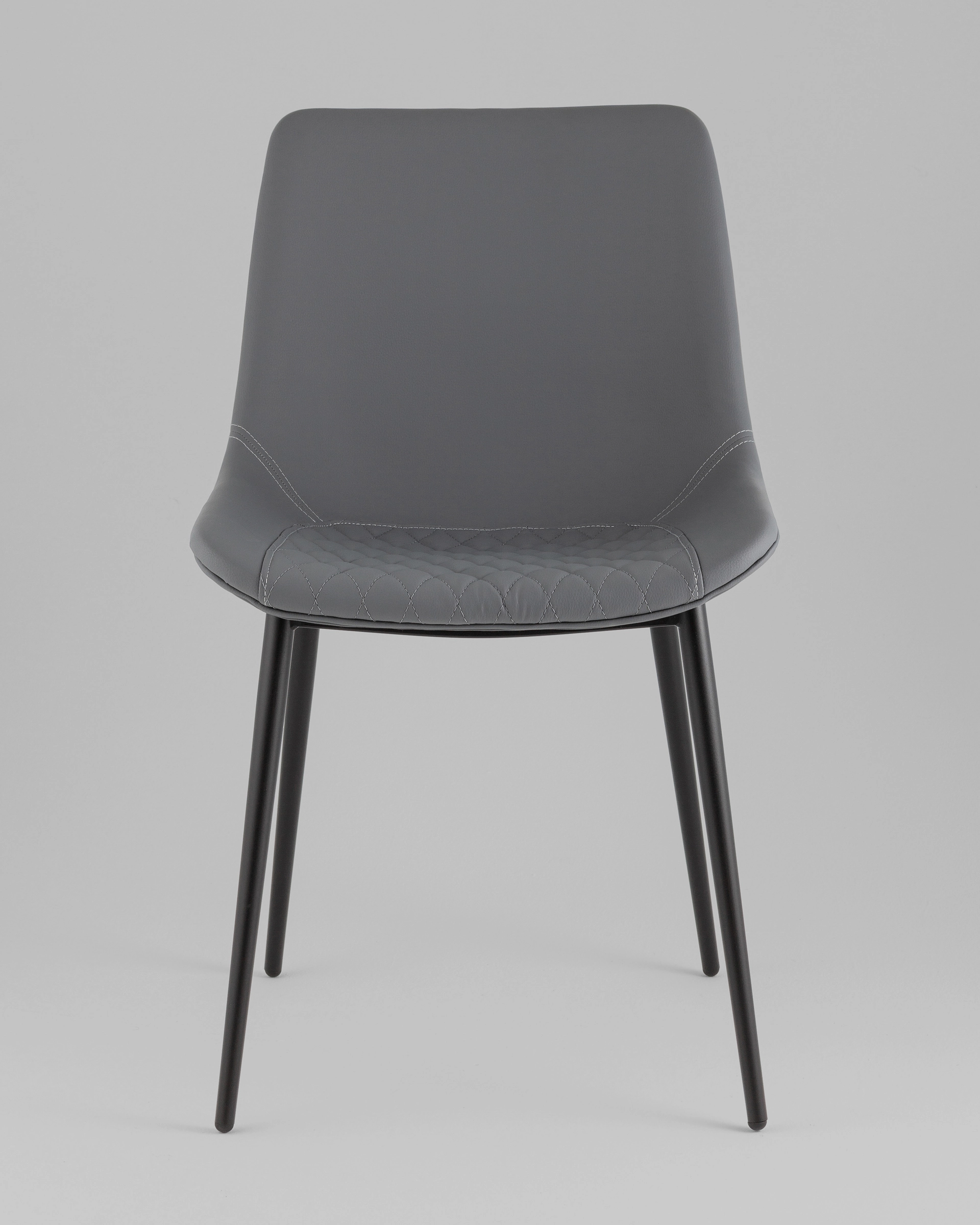 Стул Деймон экокожа серый