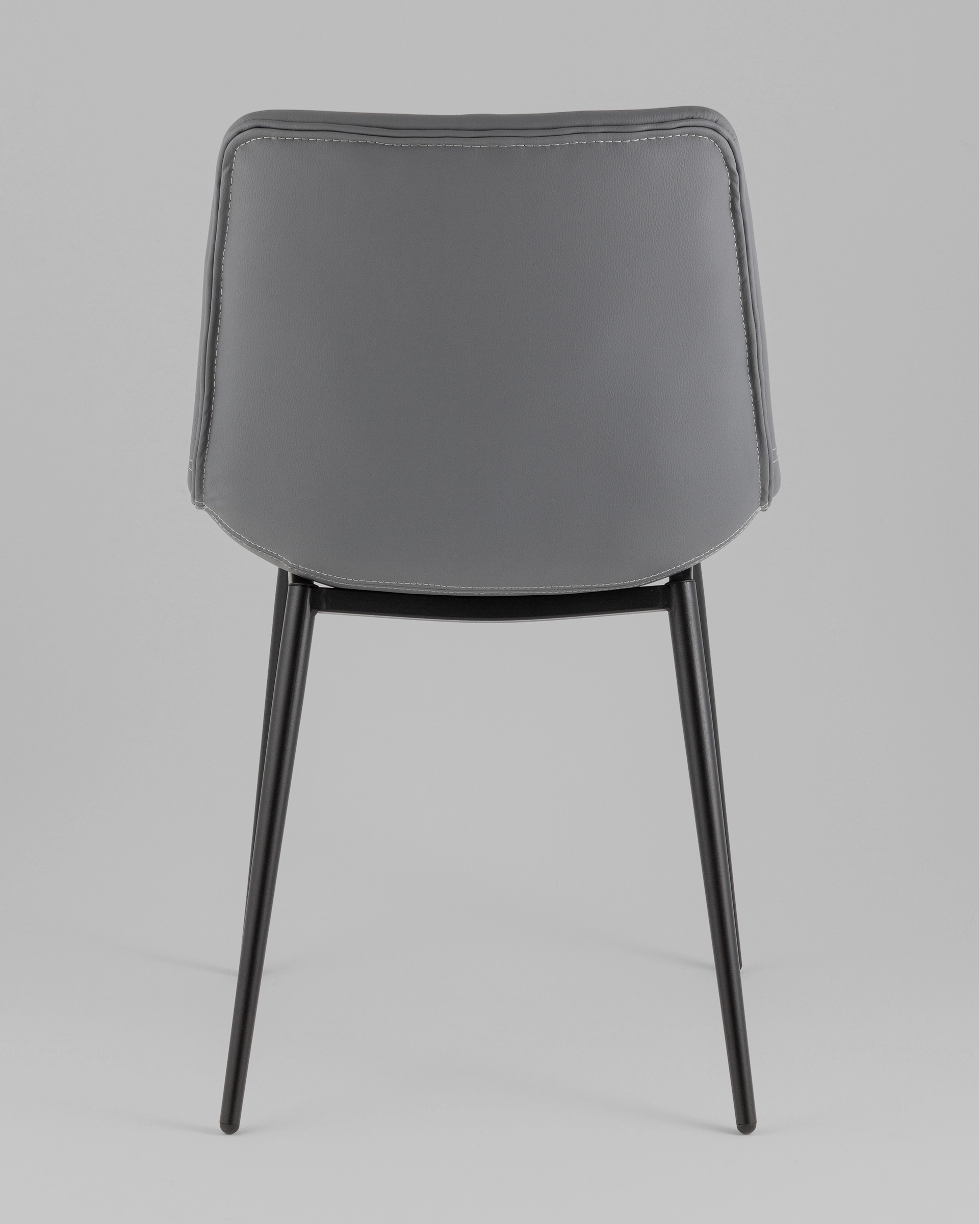 Стул Деймон экокожа серый