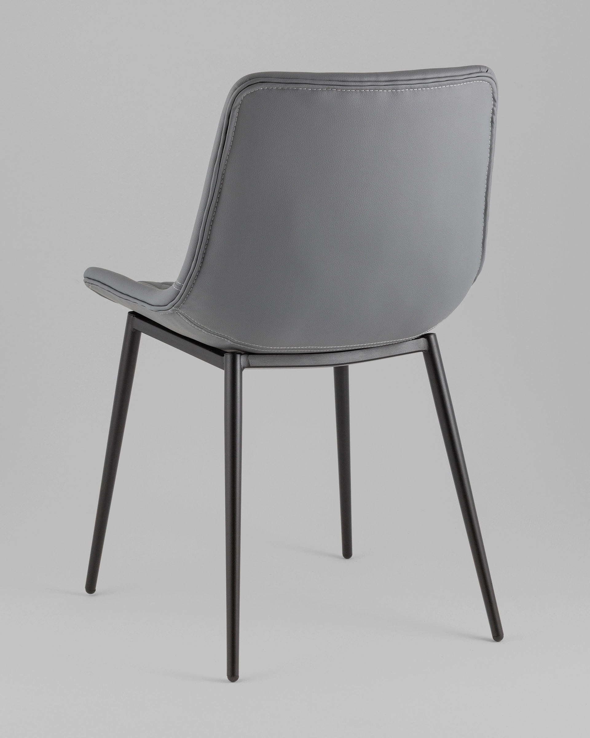 Стул Деймон экокожа серый