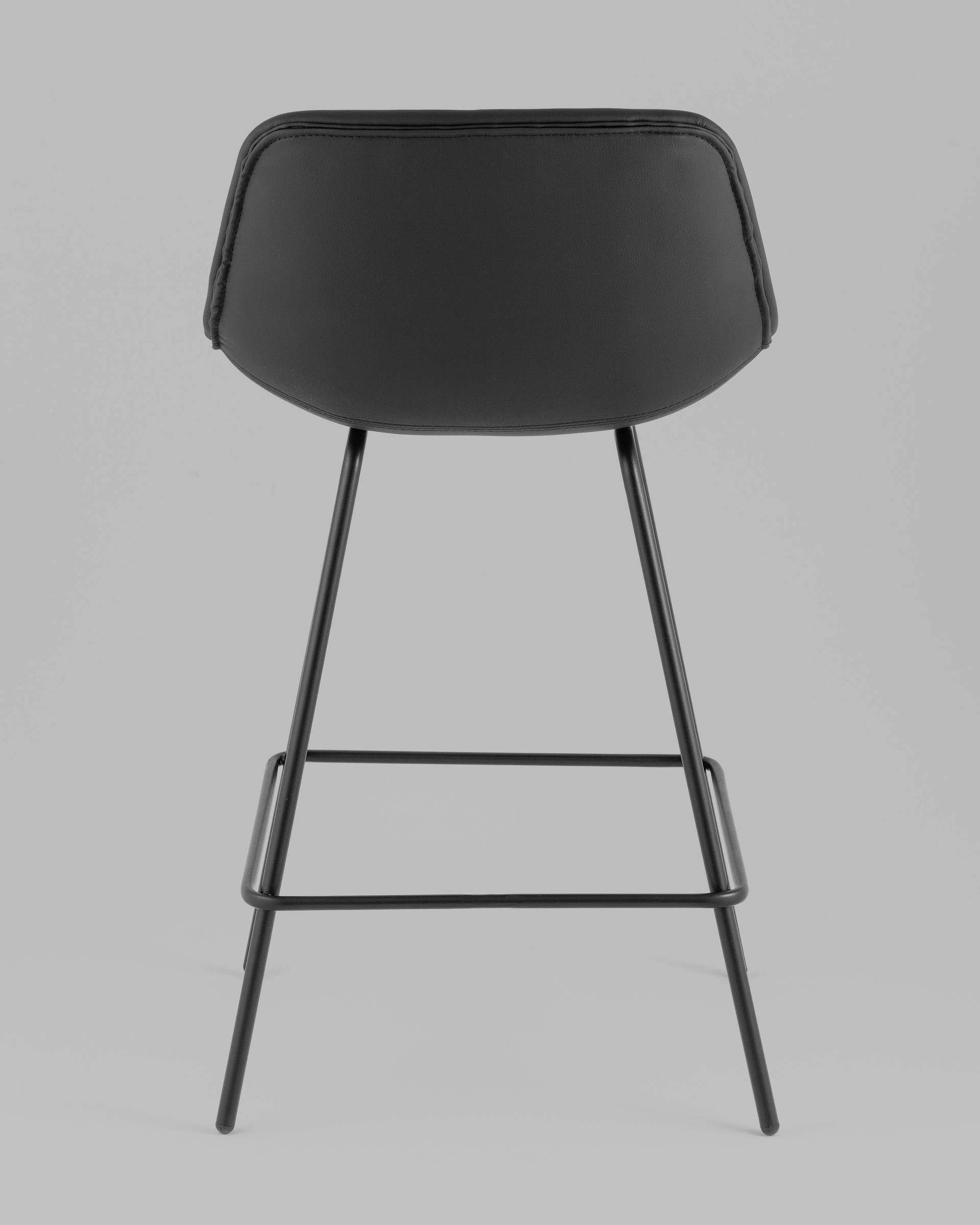 Стул полубарный Деймон экокожа черный