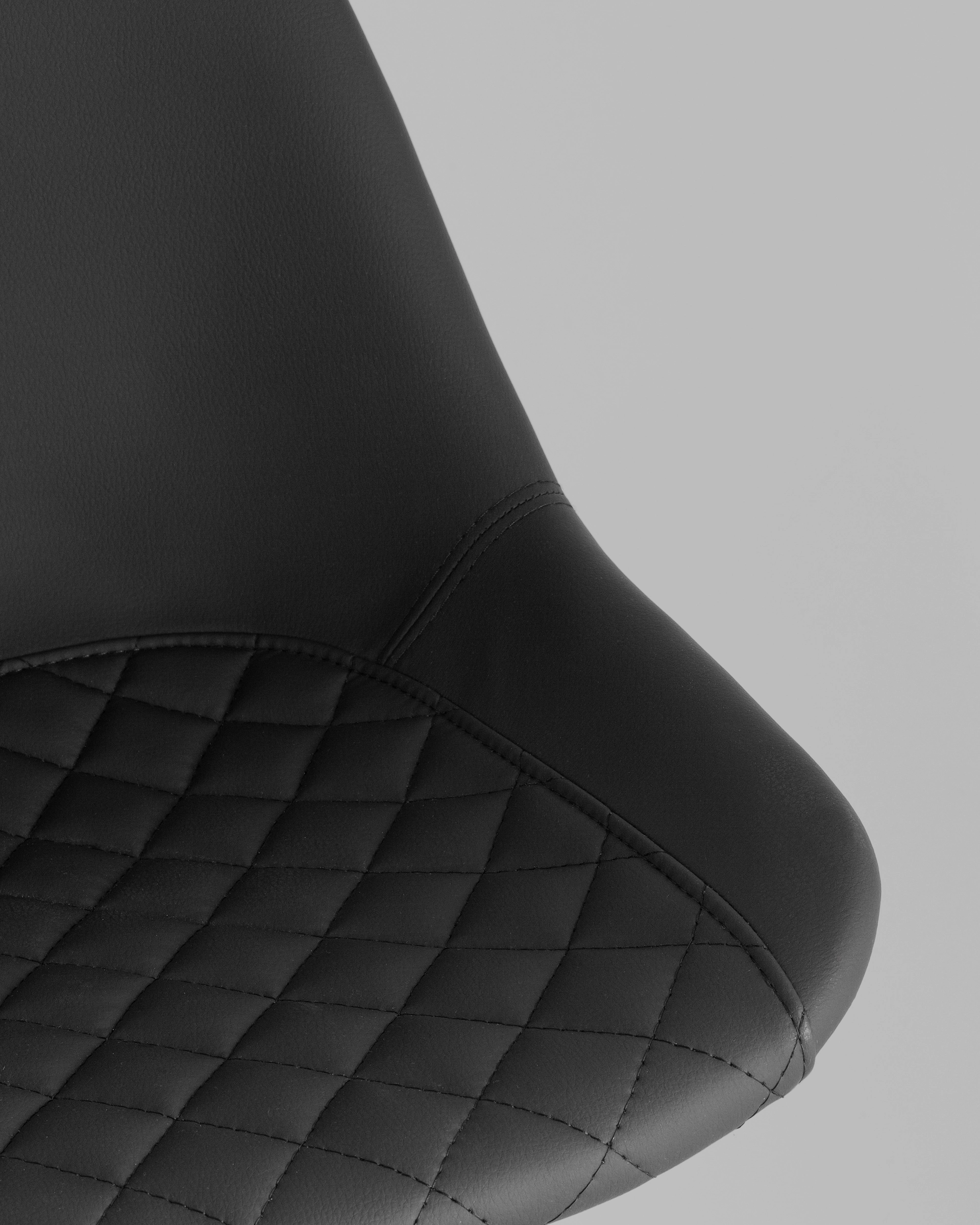 Стул полубарный Деймон экокожа черный