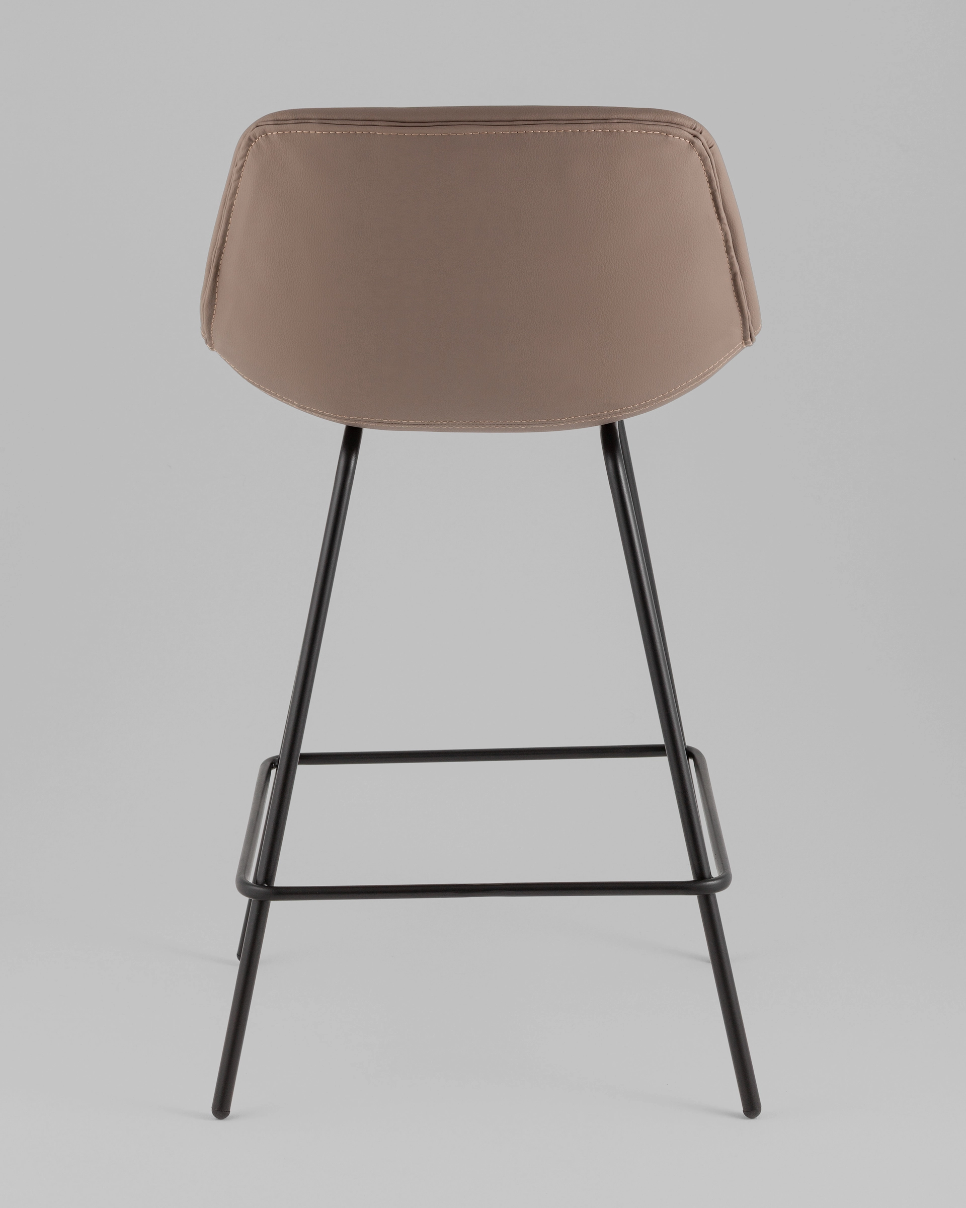 Стул полубарный Деймон экокожа коричневый