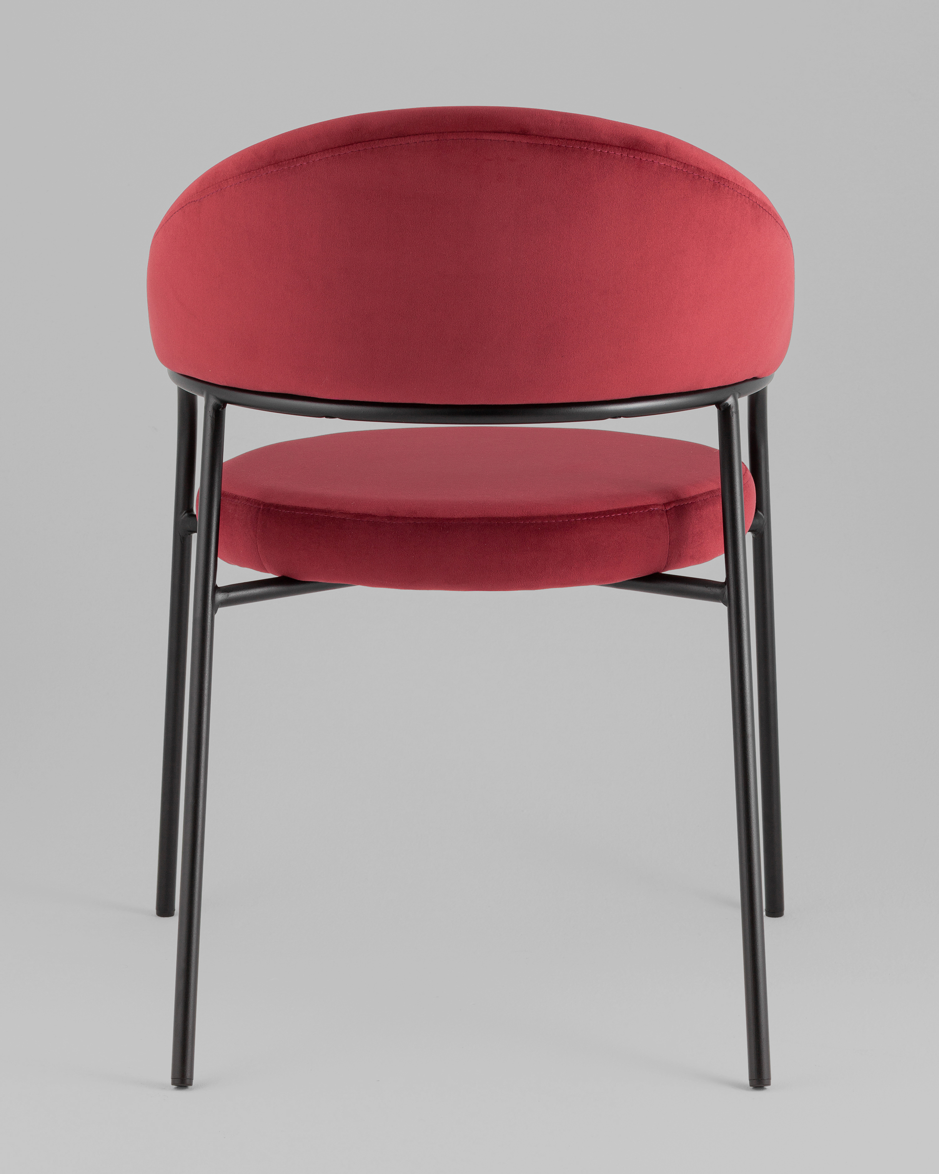 Стул Тилль велюр красный