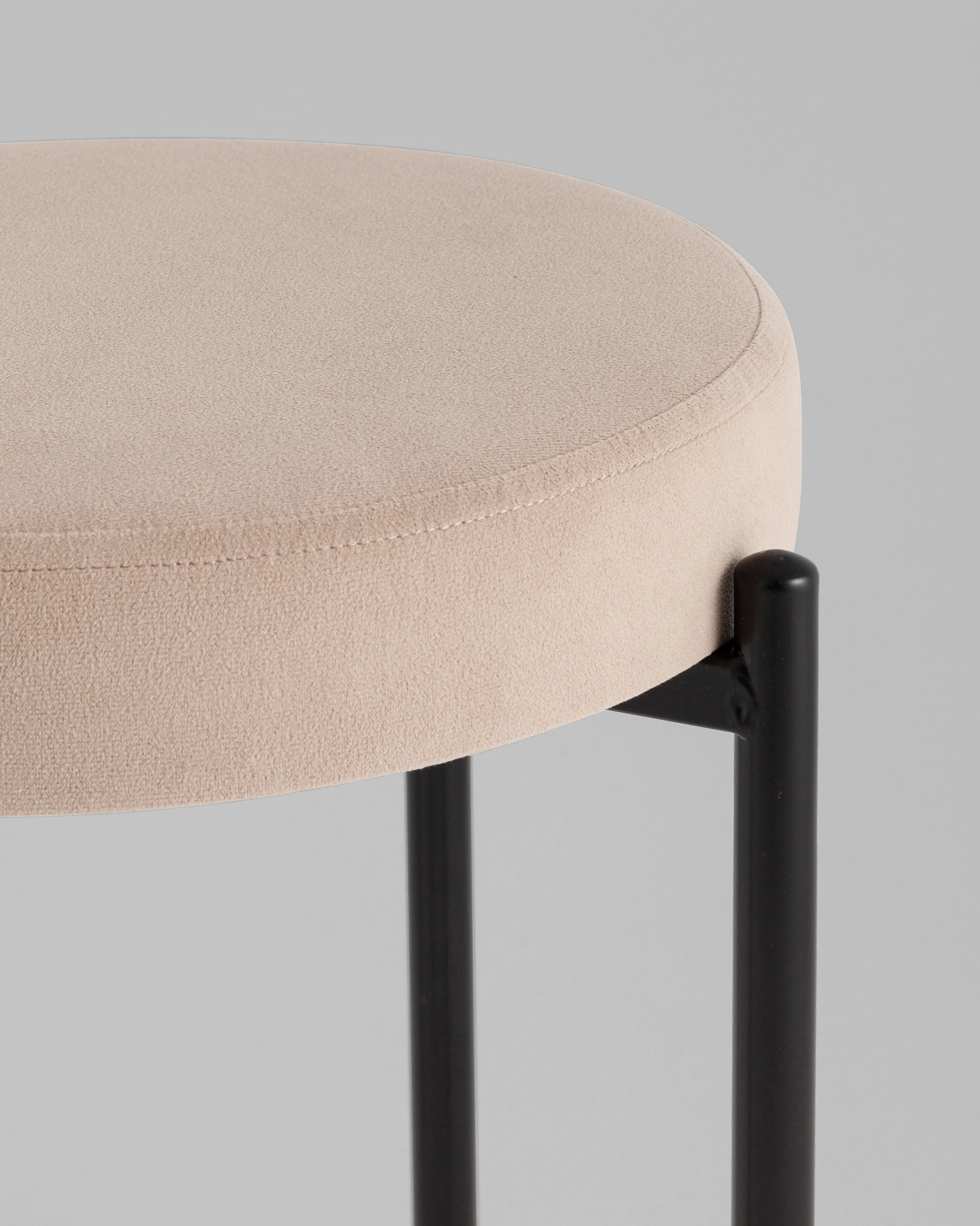 Табурет Бриф Original велюр бежевый