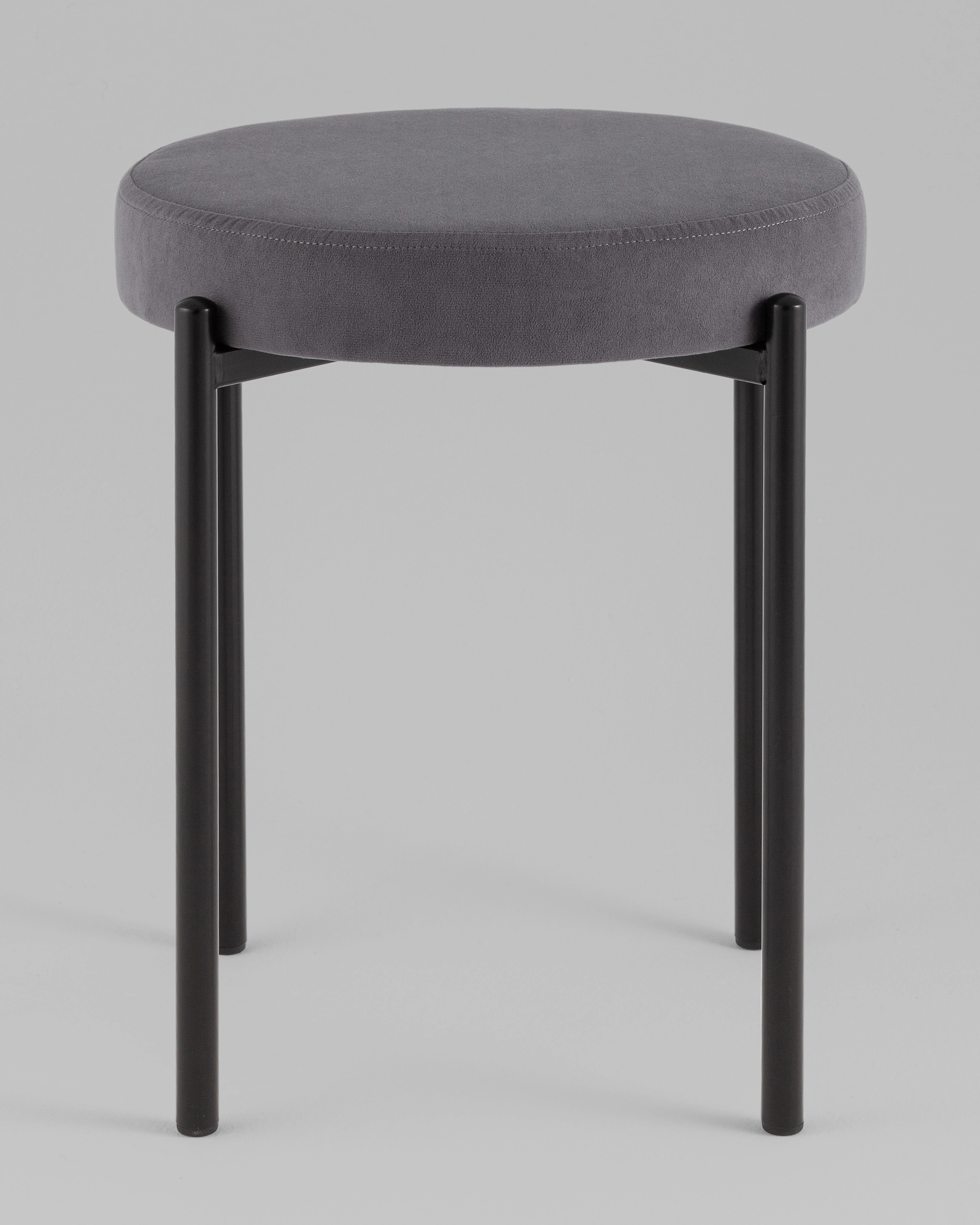 Табурет Бриф Original велюр серый