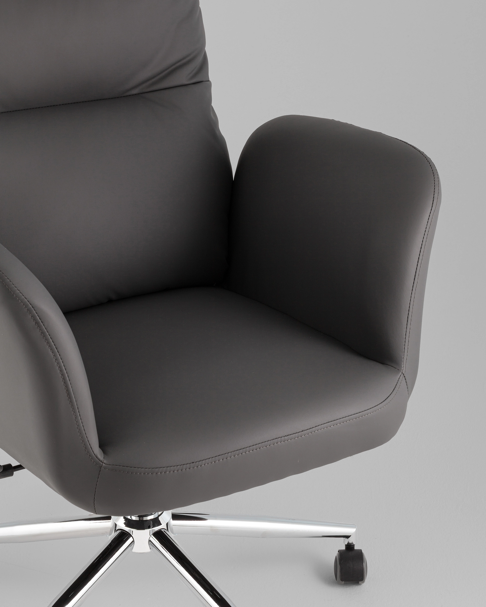 Кресло руководителя TopChairs Solid NC серый