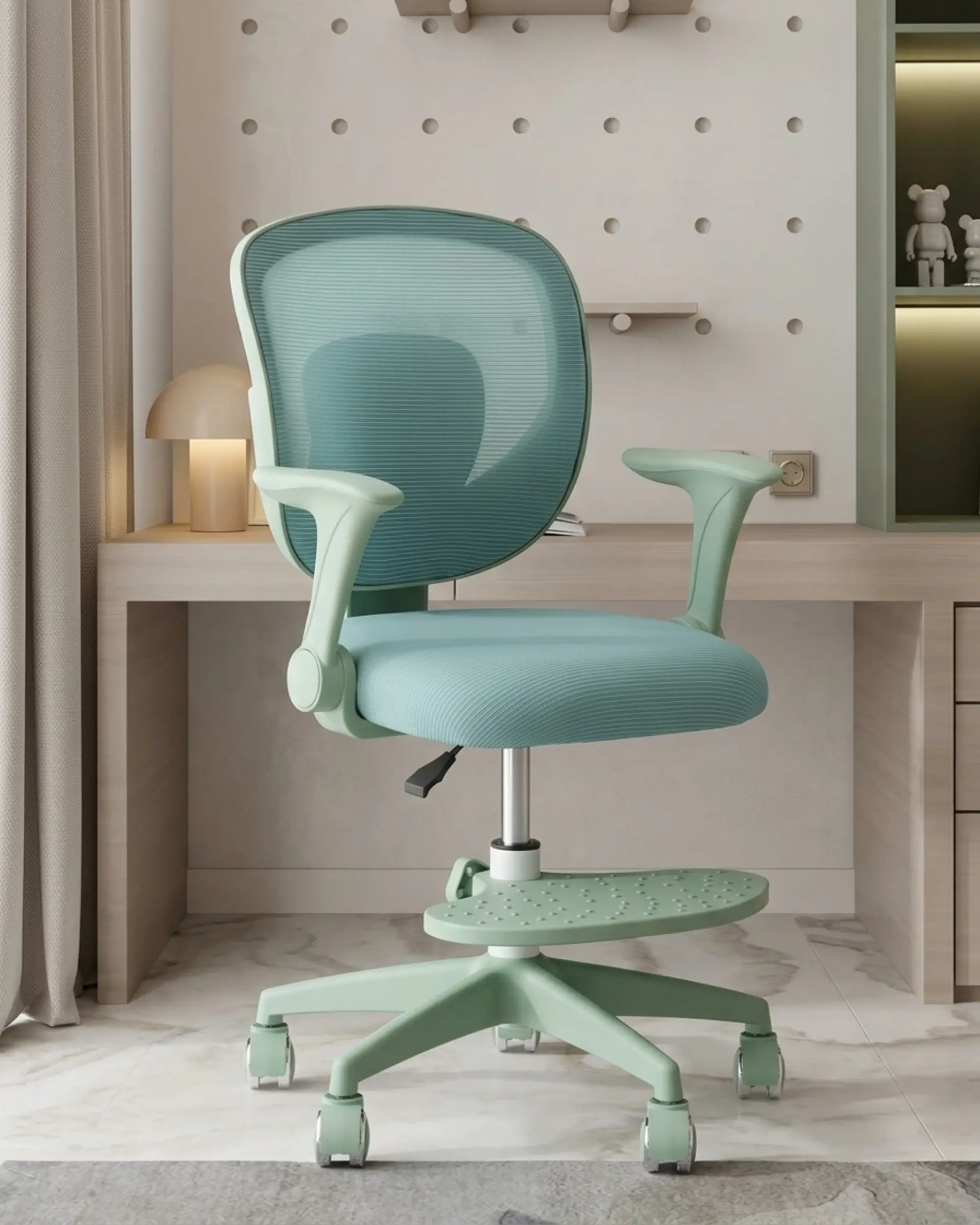 Кресло компьютерное детское TopChairs Mila мятный