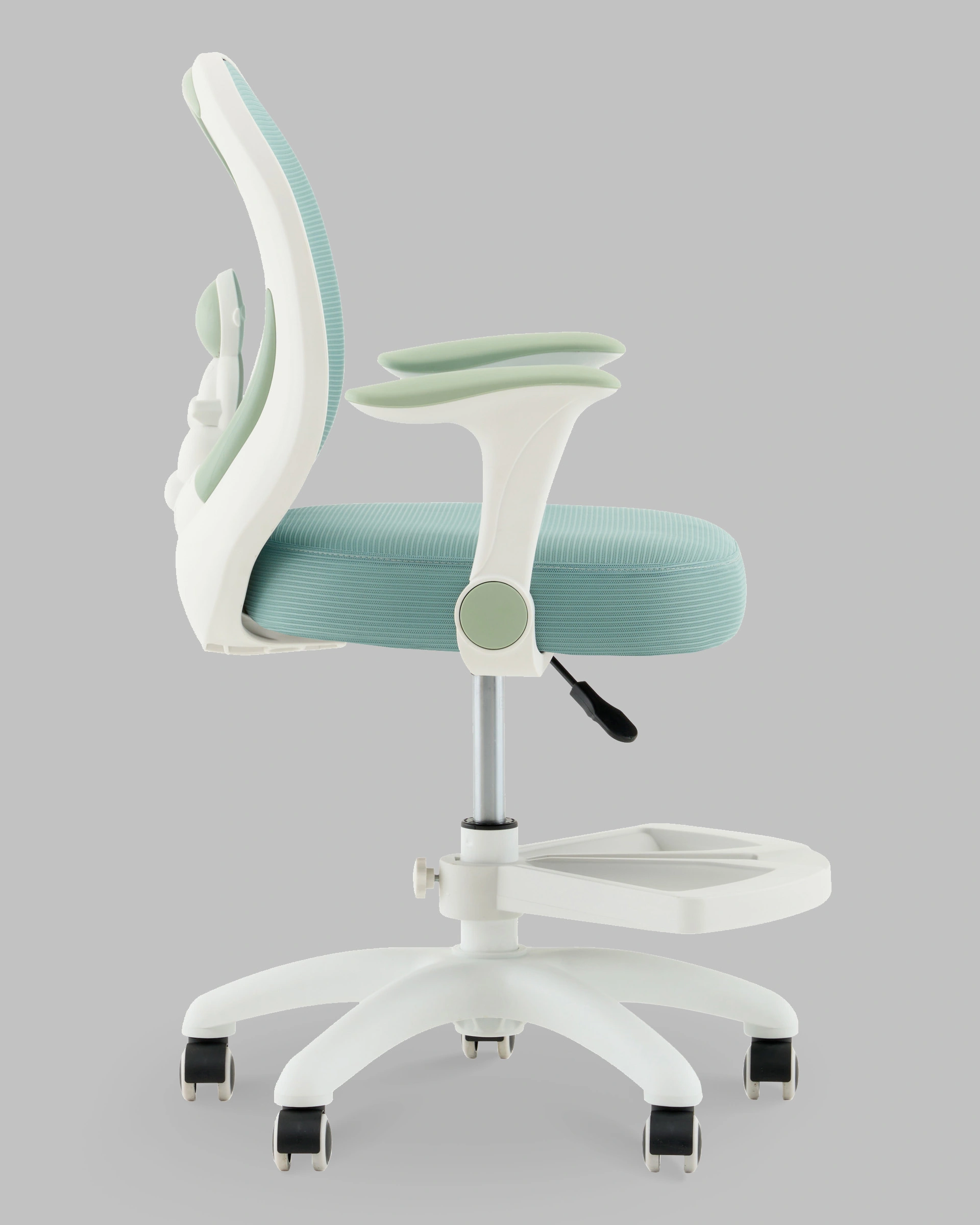 Кресло TopChairs Spaceman мятный с подставкой для ног