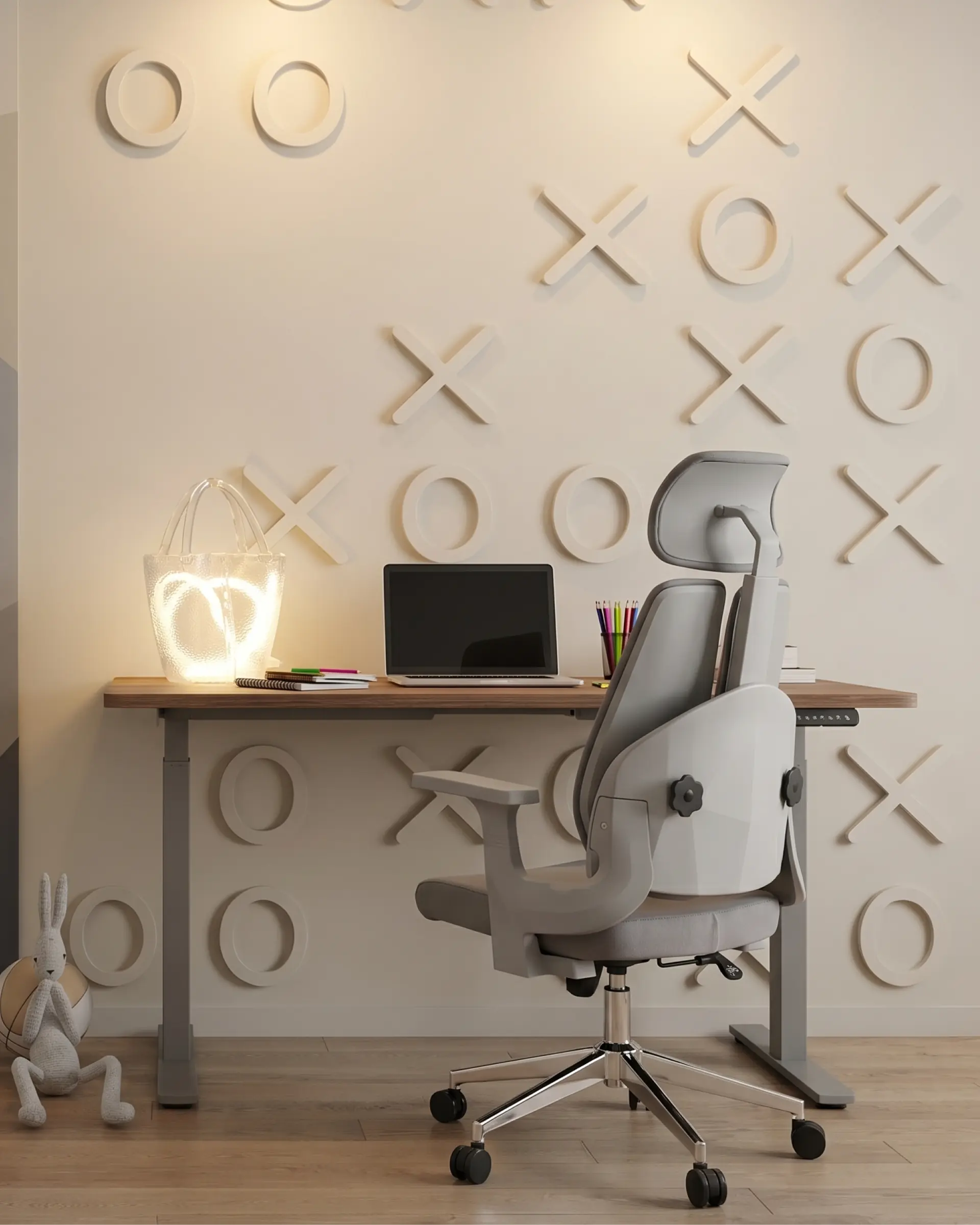 Кресло офисное TopChairs Kineo серый