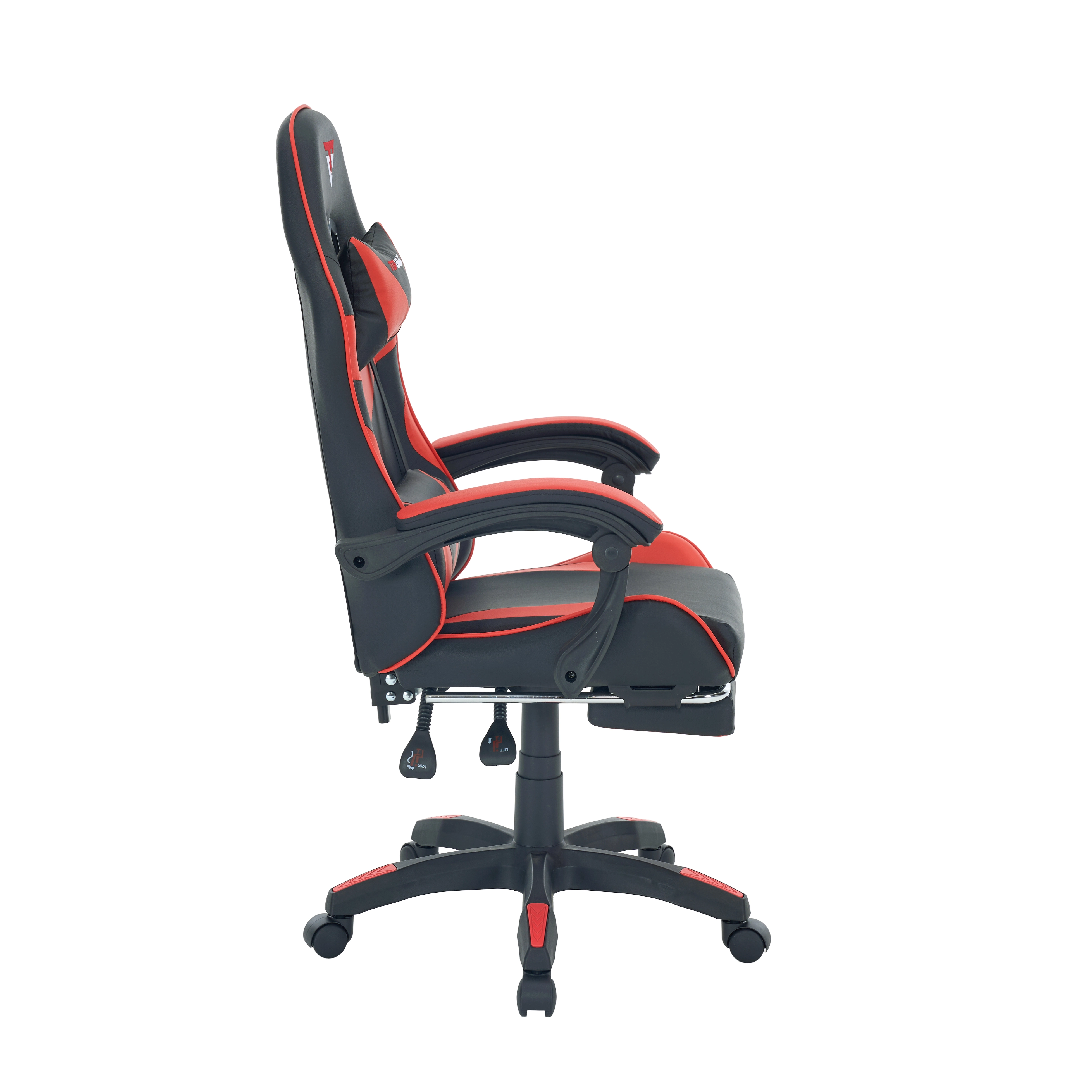 Кресло спортивное TopChairs MG-7019 черно-красный
