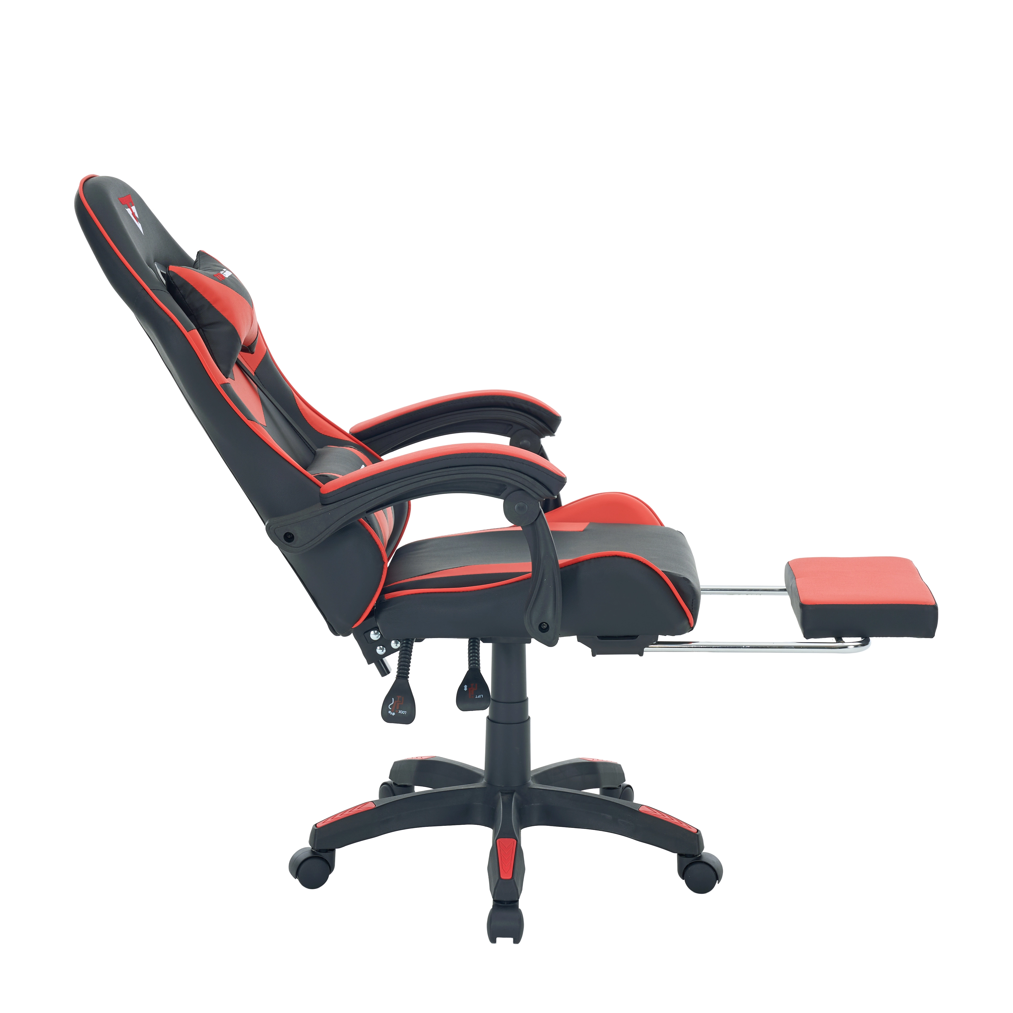Кресло спортивное TopChairs MG-7019 черно-красный