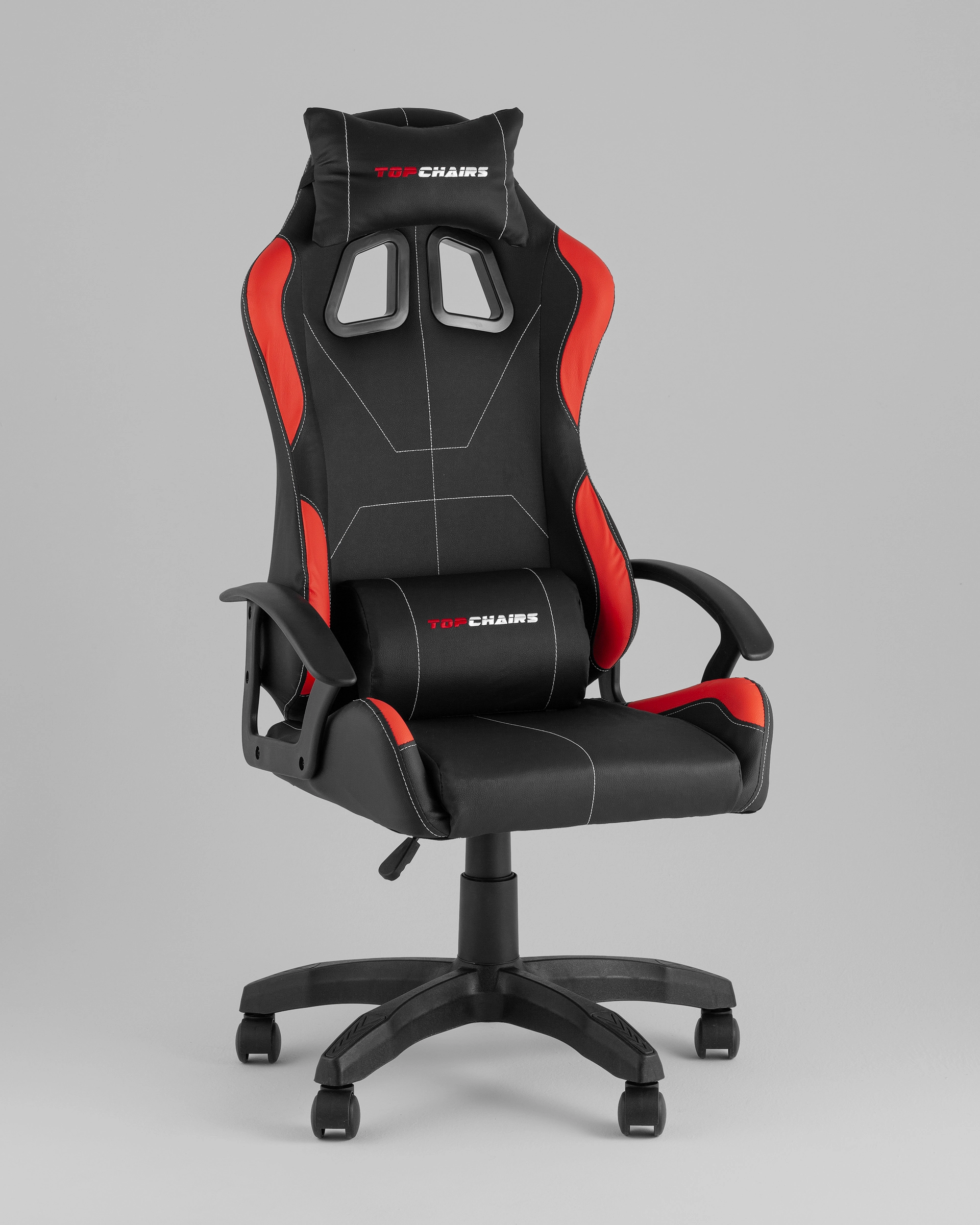 Кресло спортивное TopChairs Wyvern черно-красный