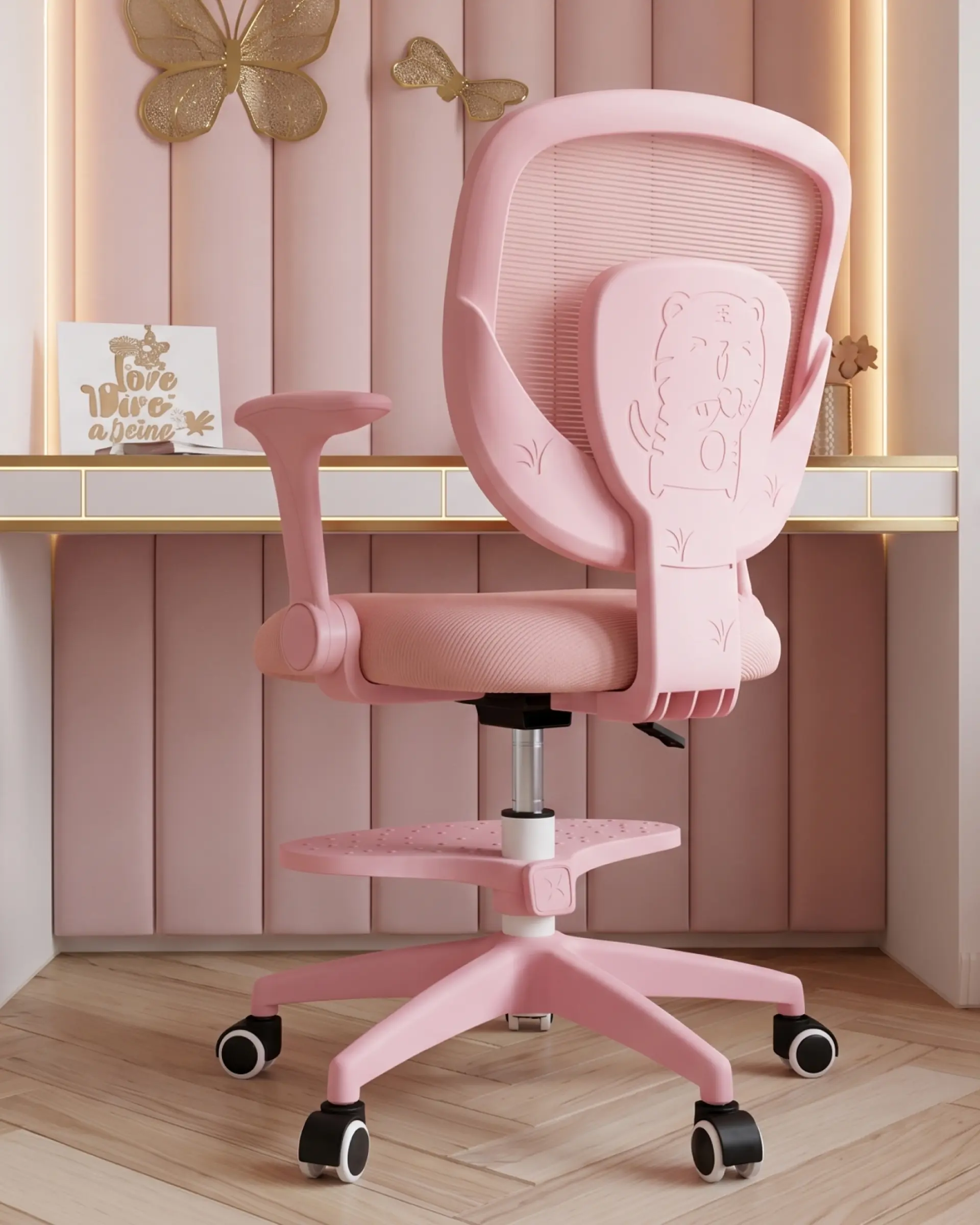 Кресло TopChairs Mila розовый
