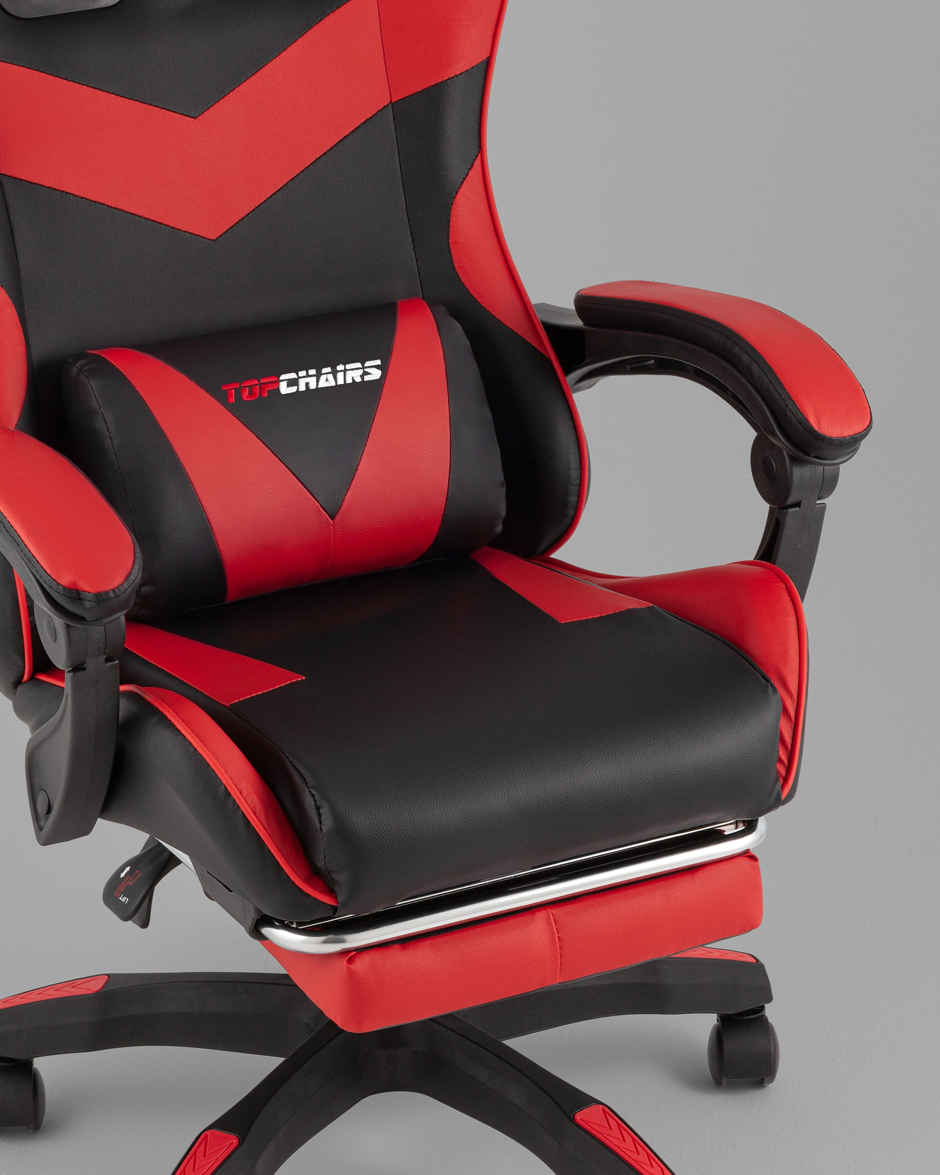 Кресло спортивное TopChairs MG-7019 черно-красный