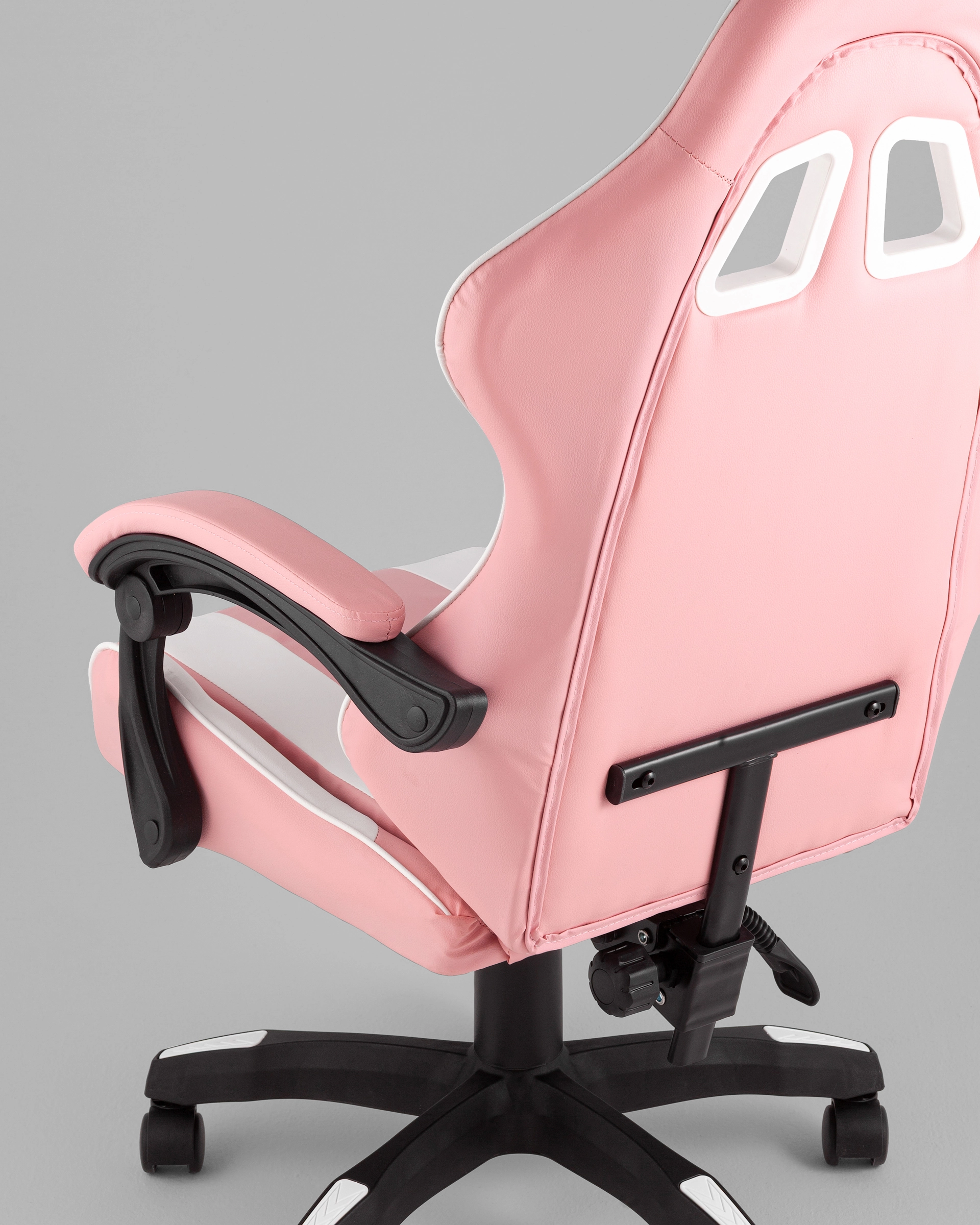 Кресло спортивное TopChairs MG-7035 розово-белый