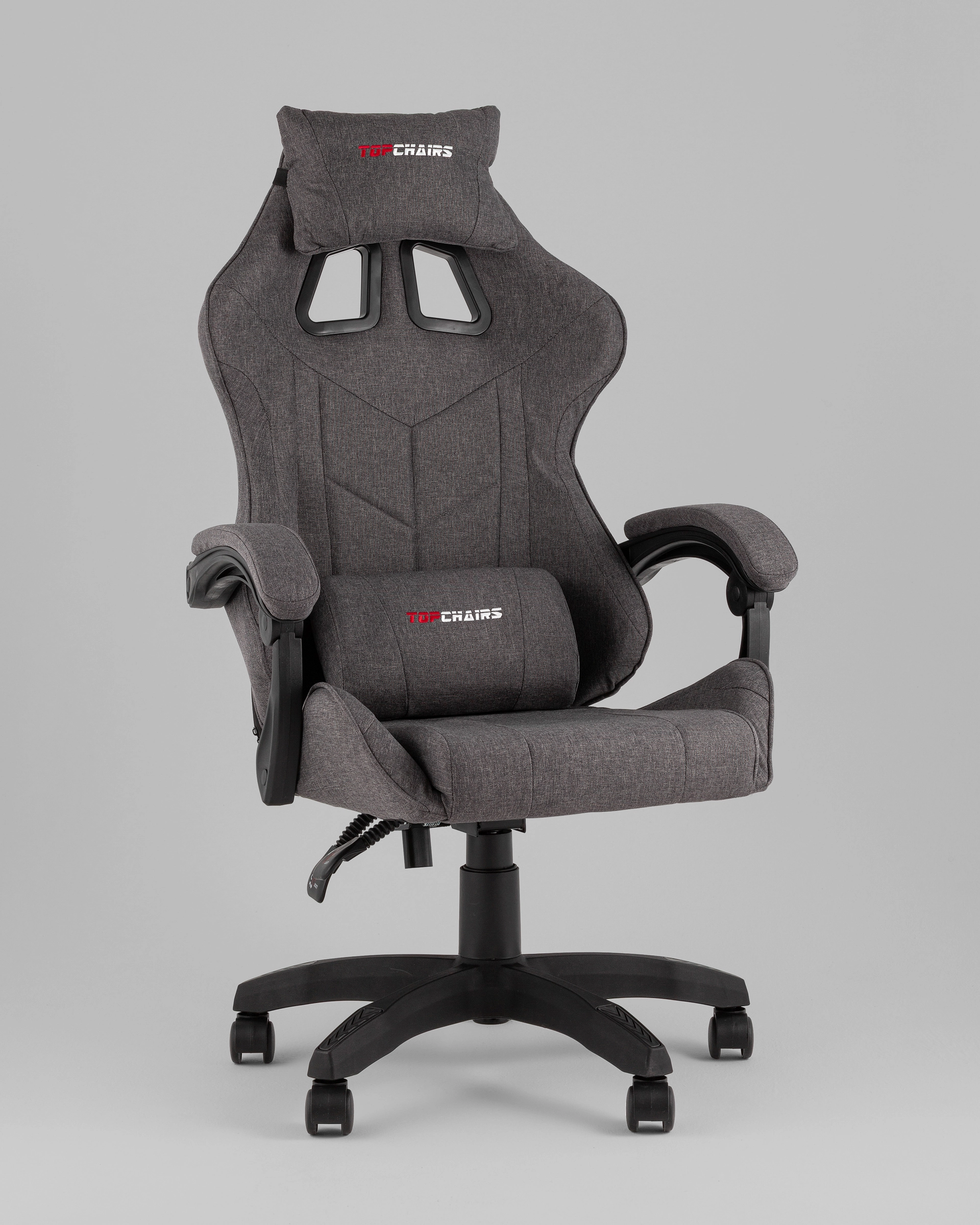 Кресло спортивное TopChairs MG-7036 ткань серый