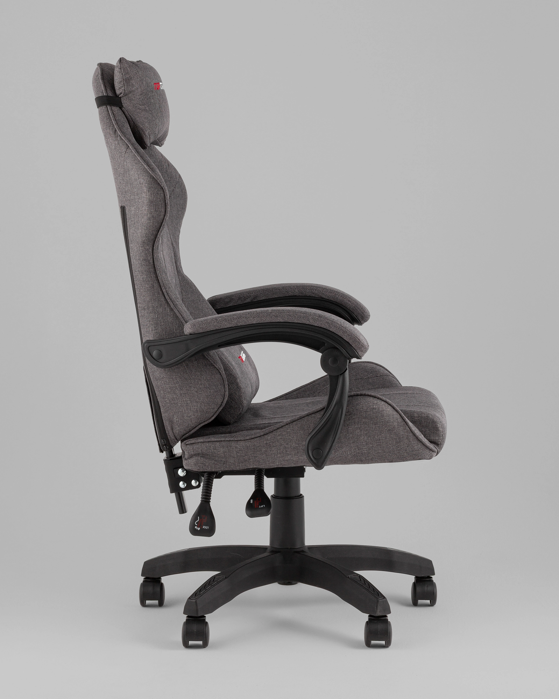 Кресло спортивное TopChairs MG-7036 ткань серый