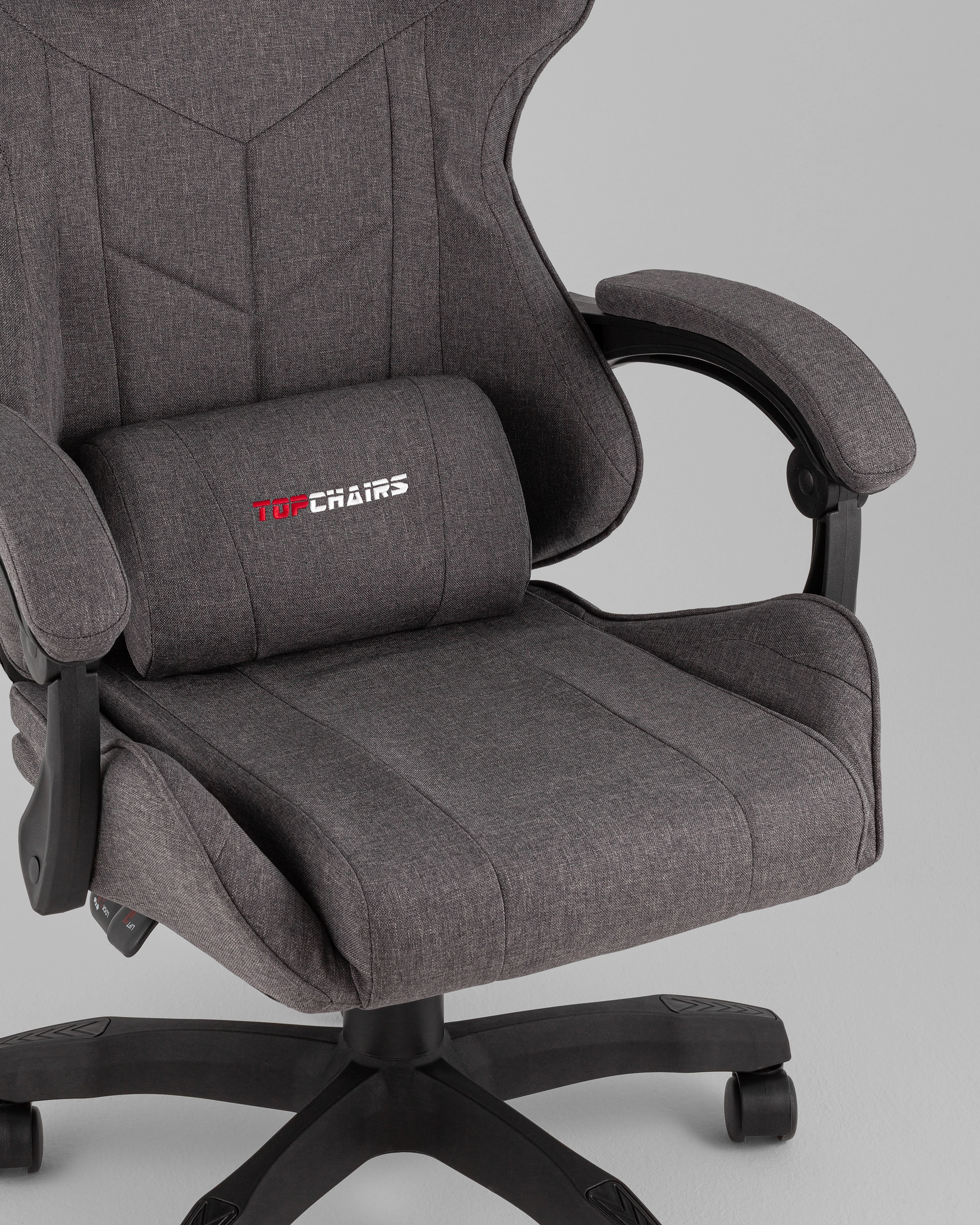 Кресло спортивное TopChairs MG-7036 ткань серый